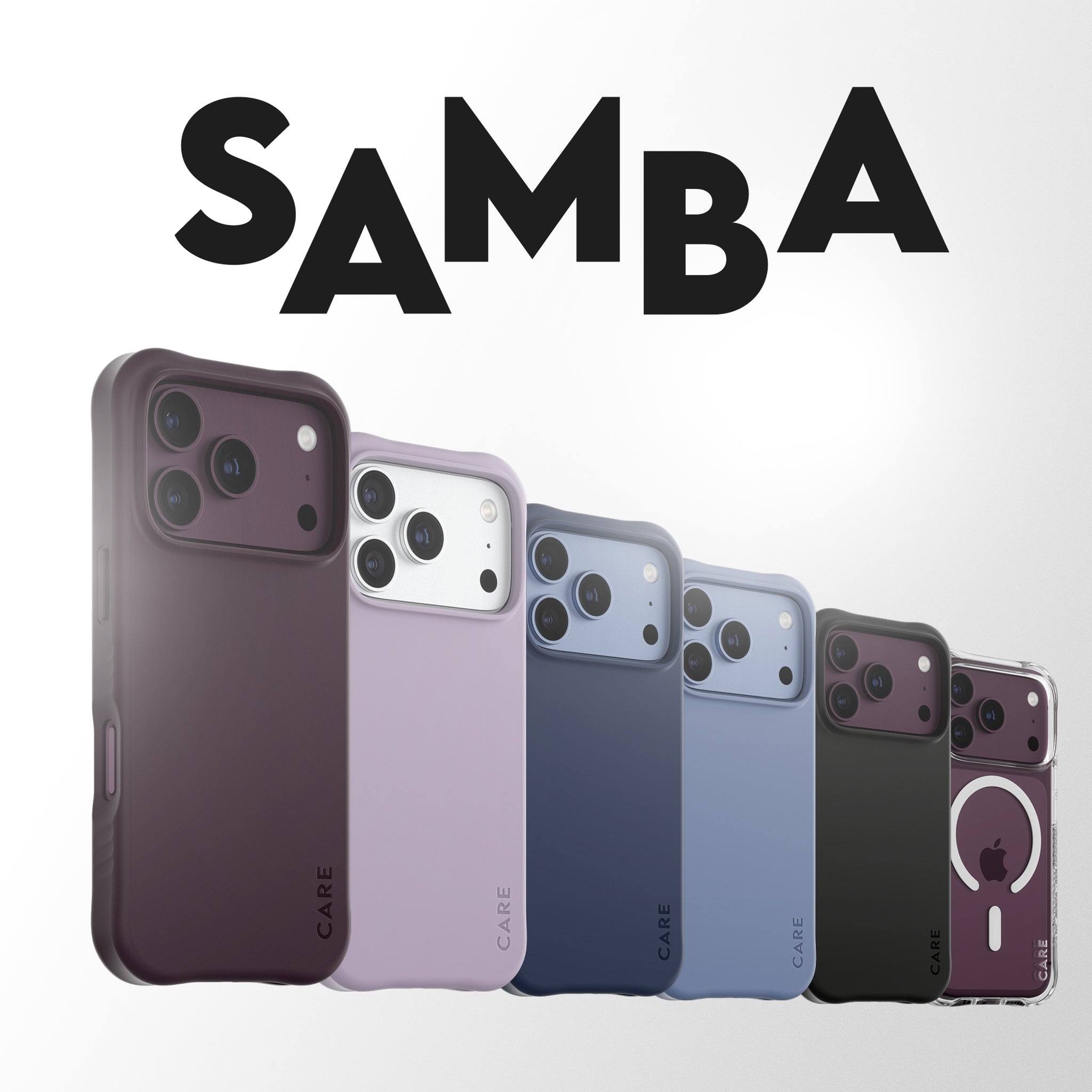 CARE™ by PanzerGlass® Samba Case Dark Cherry w. MagSafe iPhone 18 Pro | 17 Pro