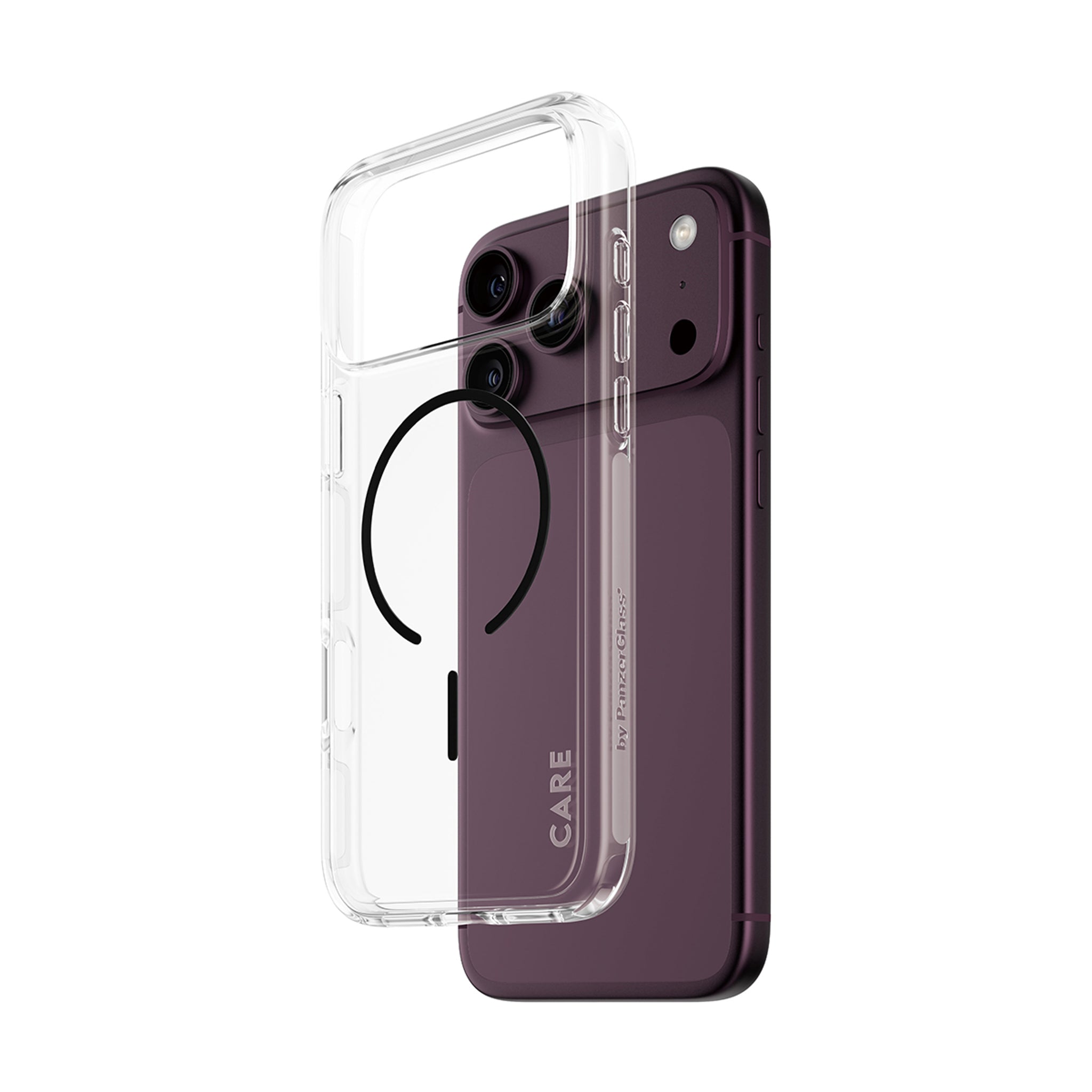 CARE™ by PanzerGlass® Urban Explorer Case Transparent w. Black MagSafe iPhone 18 Pro Max | 17 Pro Max