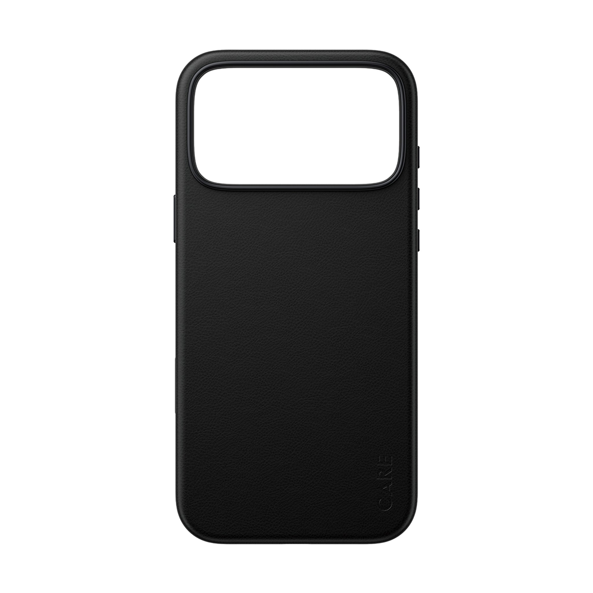 CARE™ by PanzerGlass® Solo Vegan Leather Case Black w. MagSafe iPhone 18 Pro Max | 17 Pro Max