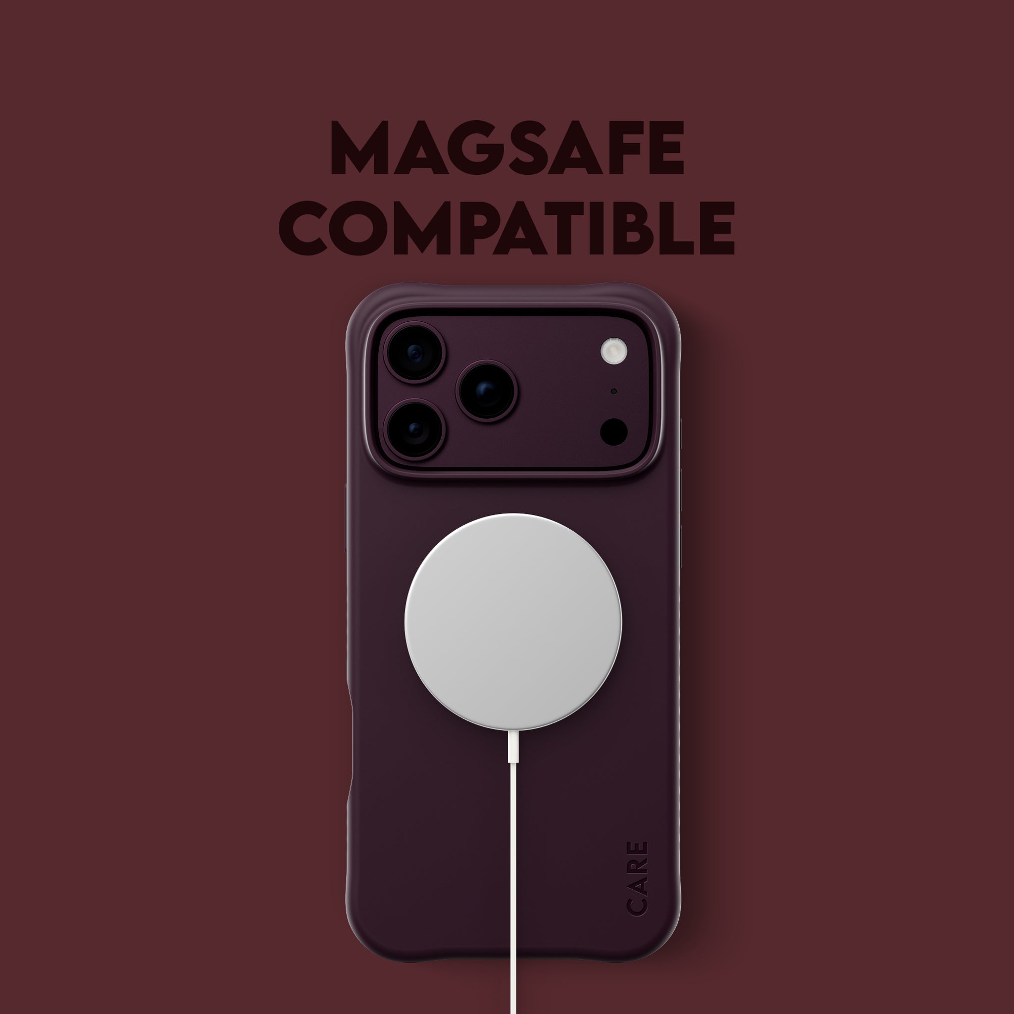 CARE™ by PanzerGlass® Samba Case Dark Cherry w. MagSafe iPhone 18 Pro Max | 17 Pro Max