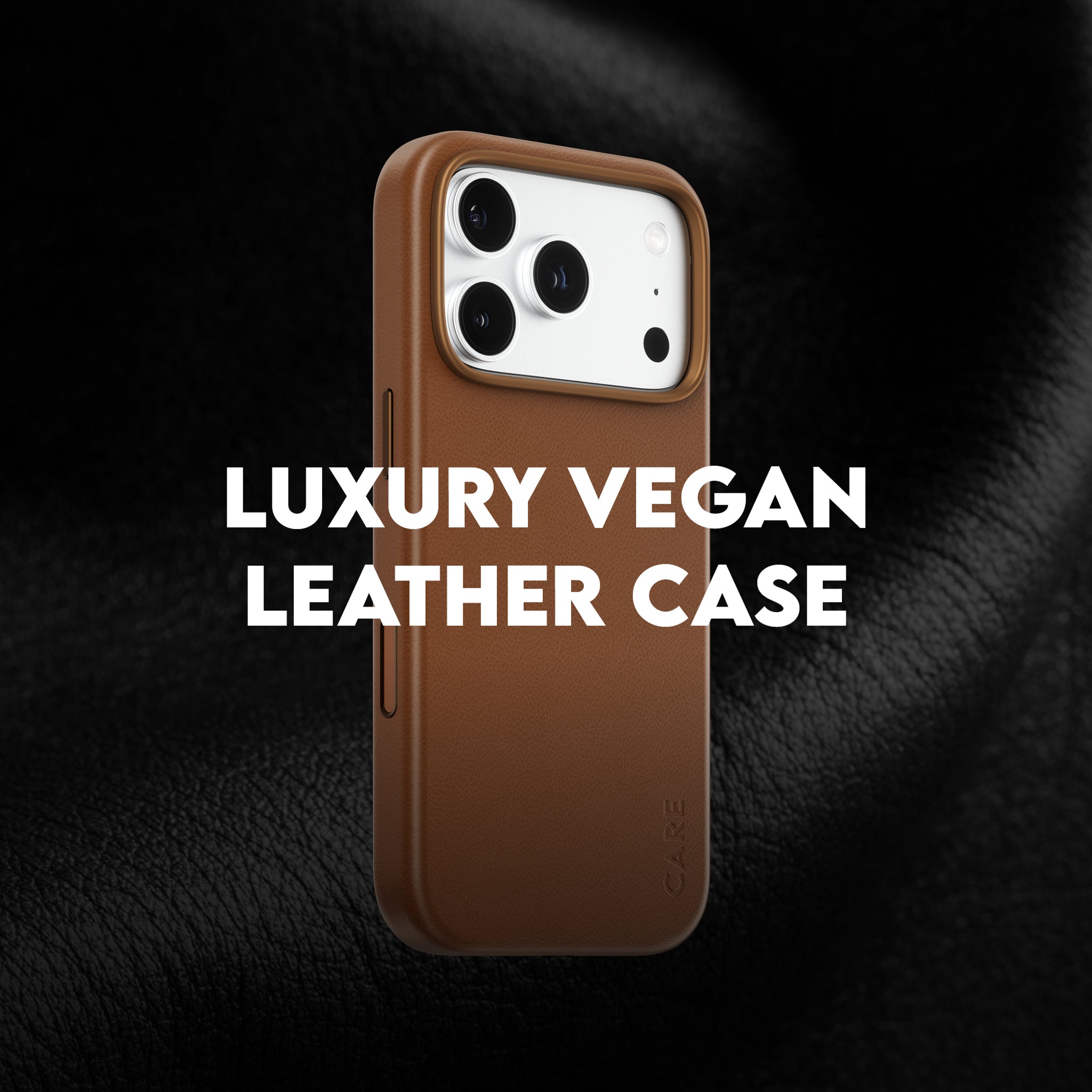 CARE™ by PanzerGlass® Solo Vegan Leather Case Brown w. MagSafe iPhone 18 Pro | 17 Pro