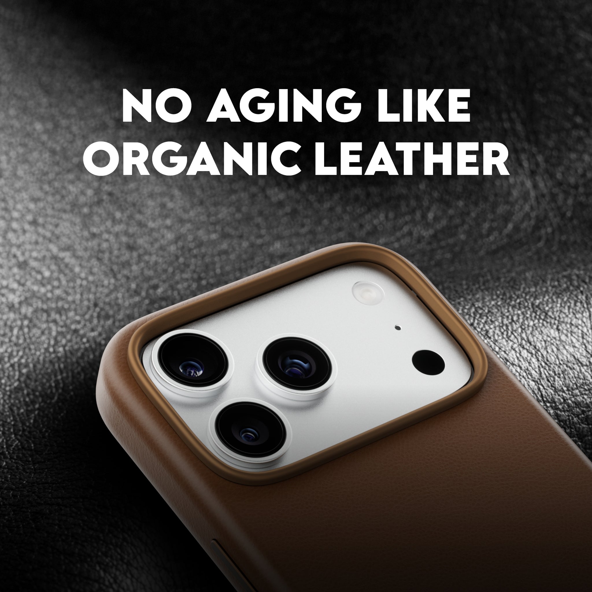 CARE™ by PanzerGlass® Solo Vegan Leather Case Brown w. MagSafe iPhone 18 Pro | 17 Pro