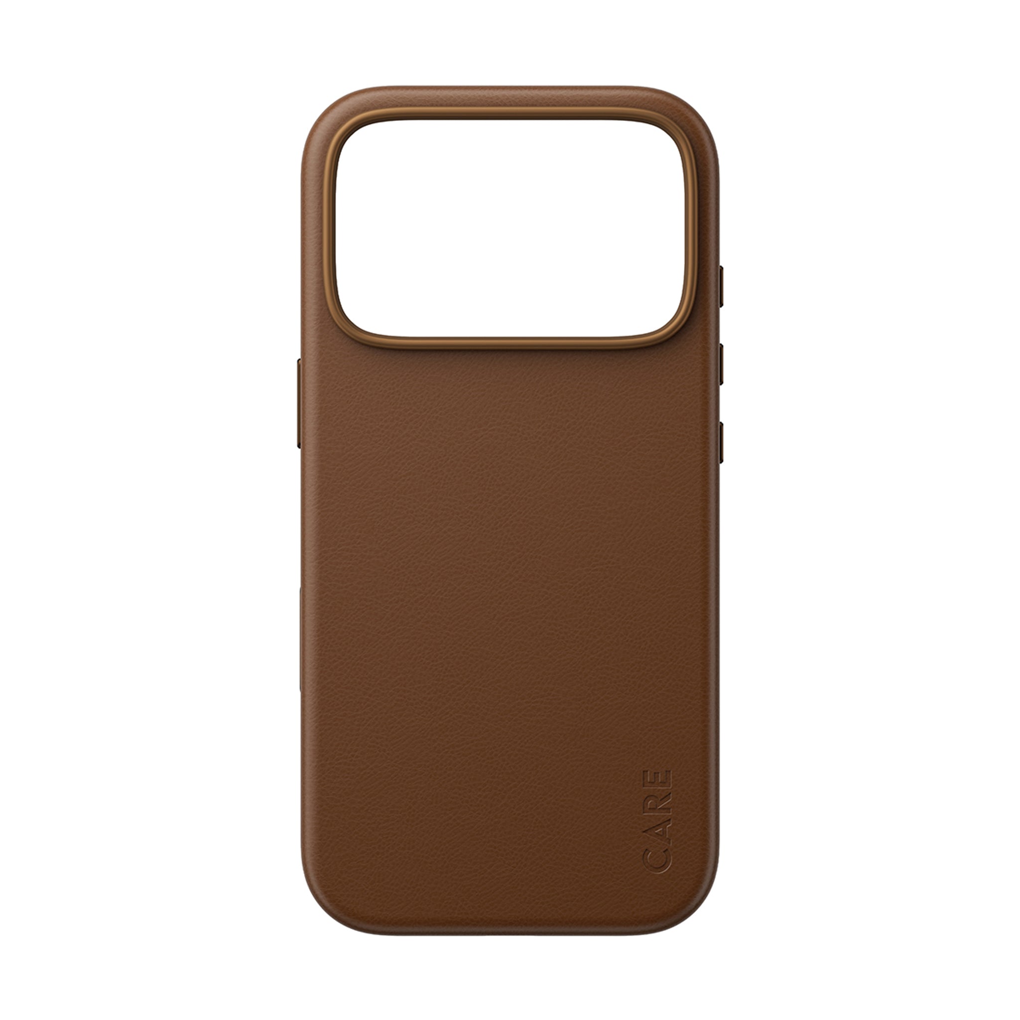 CARE™ by PanzerGlass® Solo Vegan Leather Case Brown w. MagSafe iPhone 18 Pro | 17 Pro