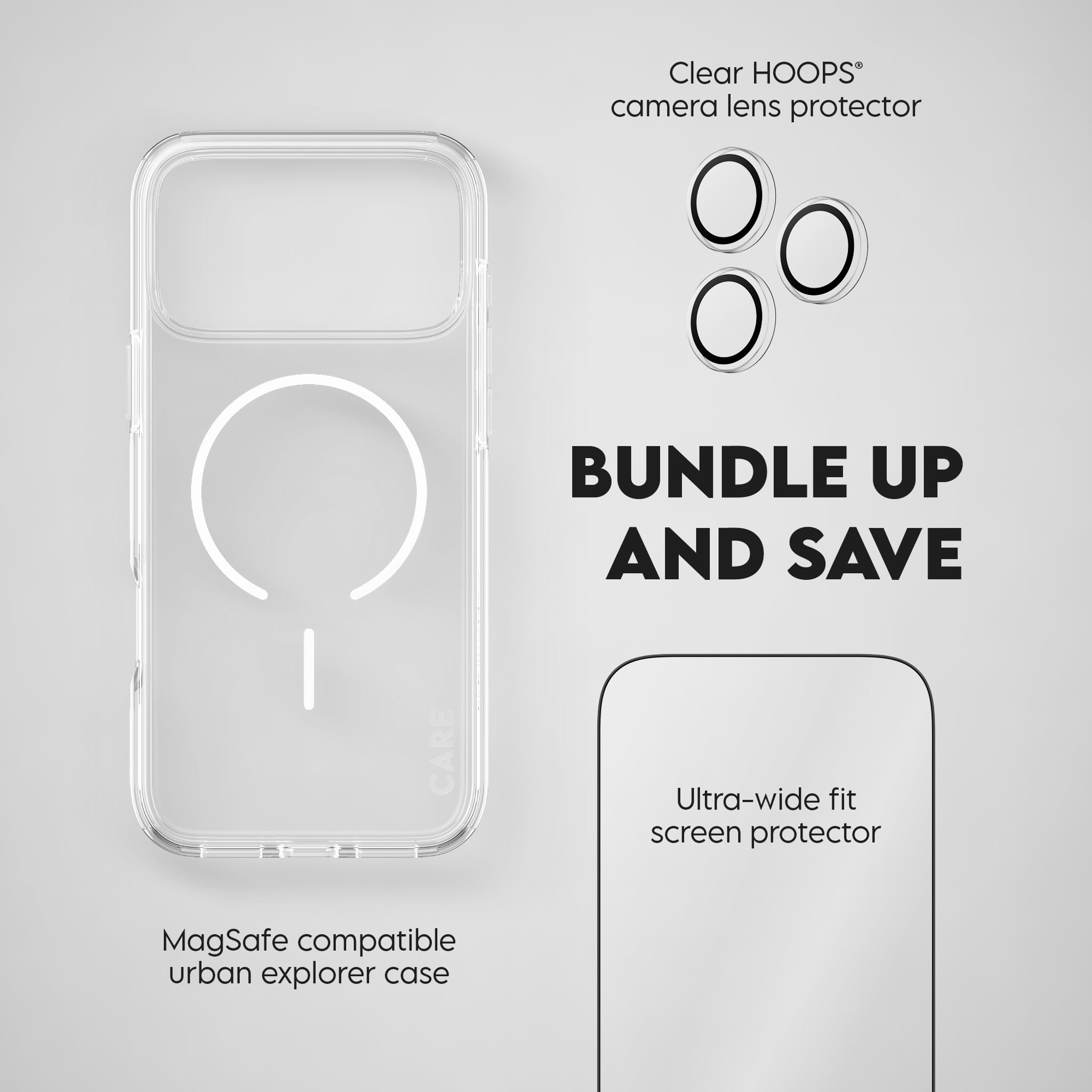 PanzerGlass® | CARE™ by PanzerGlass® Flagship 3-in-1 Bundle iPhone 18 Pro Max