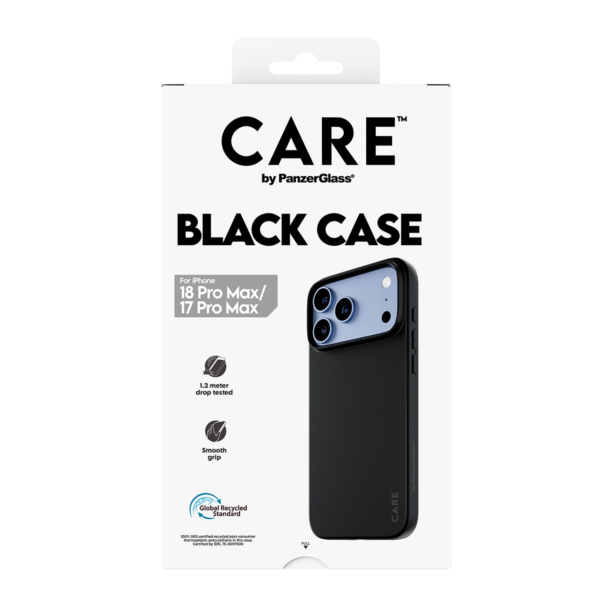 CARE™ by PanzerGlass® TPU Case Black iPhone 18 Pro Max | 17 Pro Max