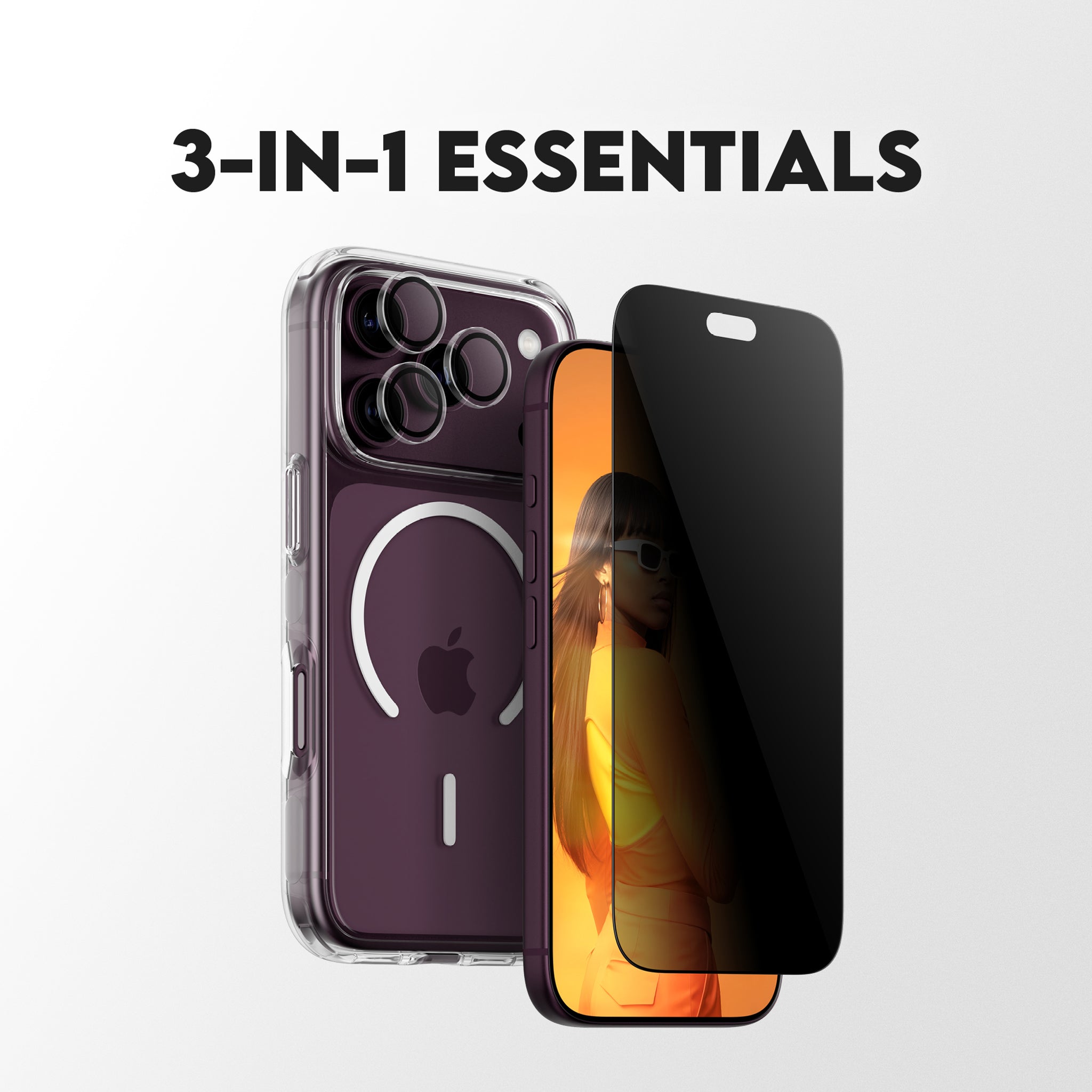 PanzerGlass® | CARE™ by PanzerGlass® Privacy Flagship 3-in-1 Bundle iPhone 18 Pro Max