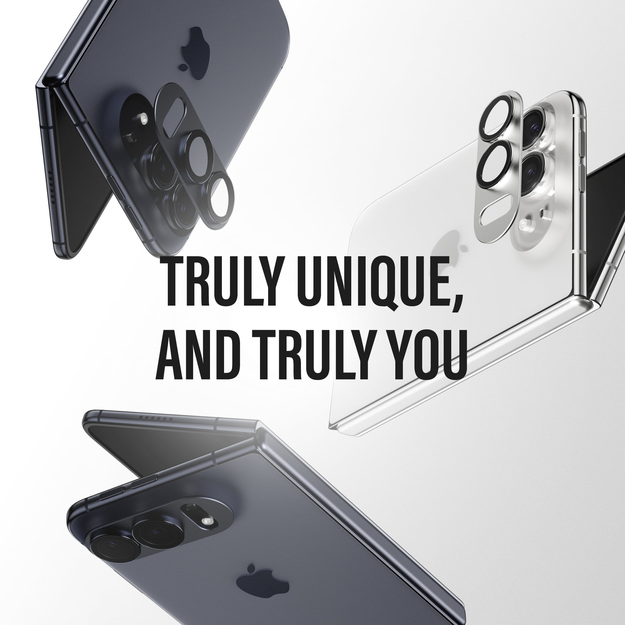 PanzerGlass® Fender Camera Lens Protector Midnight iPhone Duo