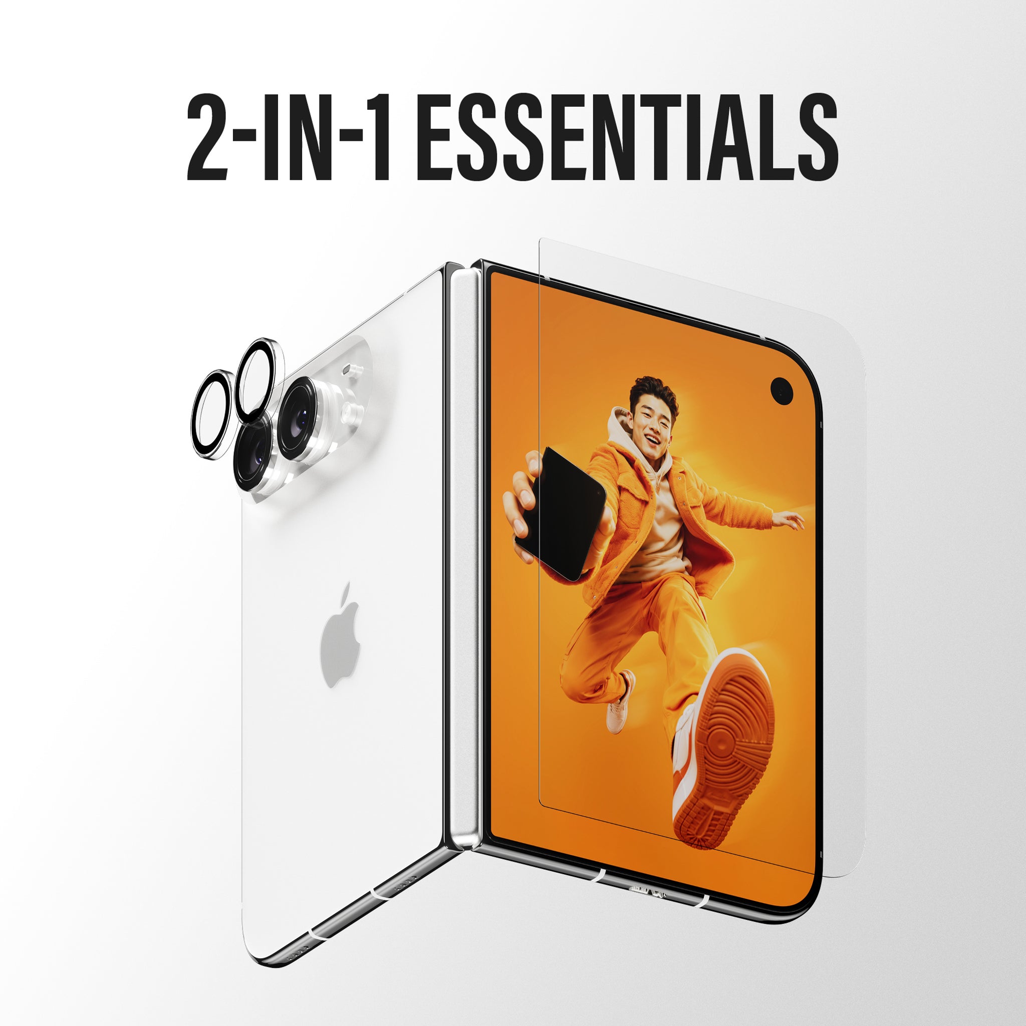 PanzerGlass® 2-in-1 Essential Bundle iPhone Duo
