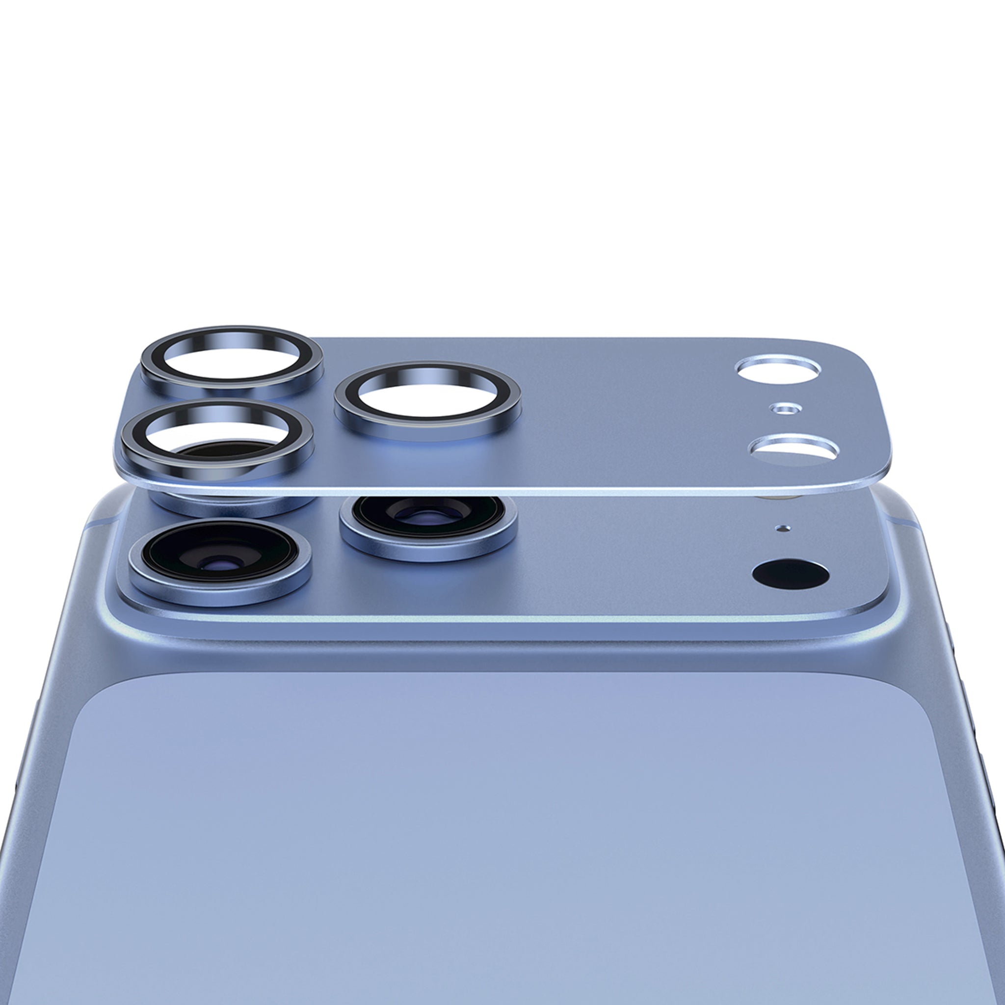 PanzerGlass® Fender Camera Lens Protector Shades of Blue iPhone 18 Pro