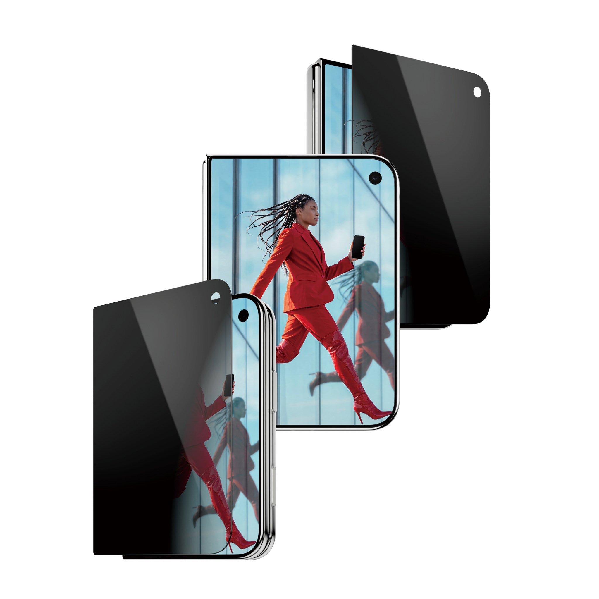 PanzerGlass® Privacy Front Screen Protector iPhone 2026 Fold | FRAME FIT w. EasyAligner