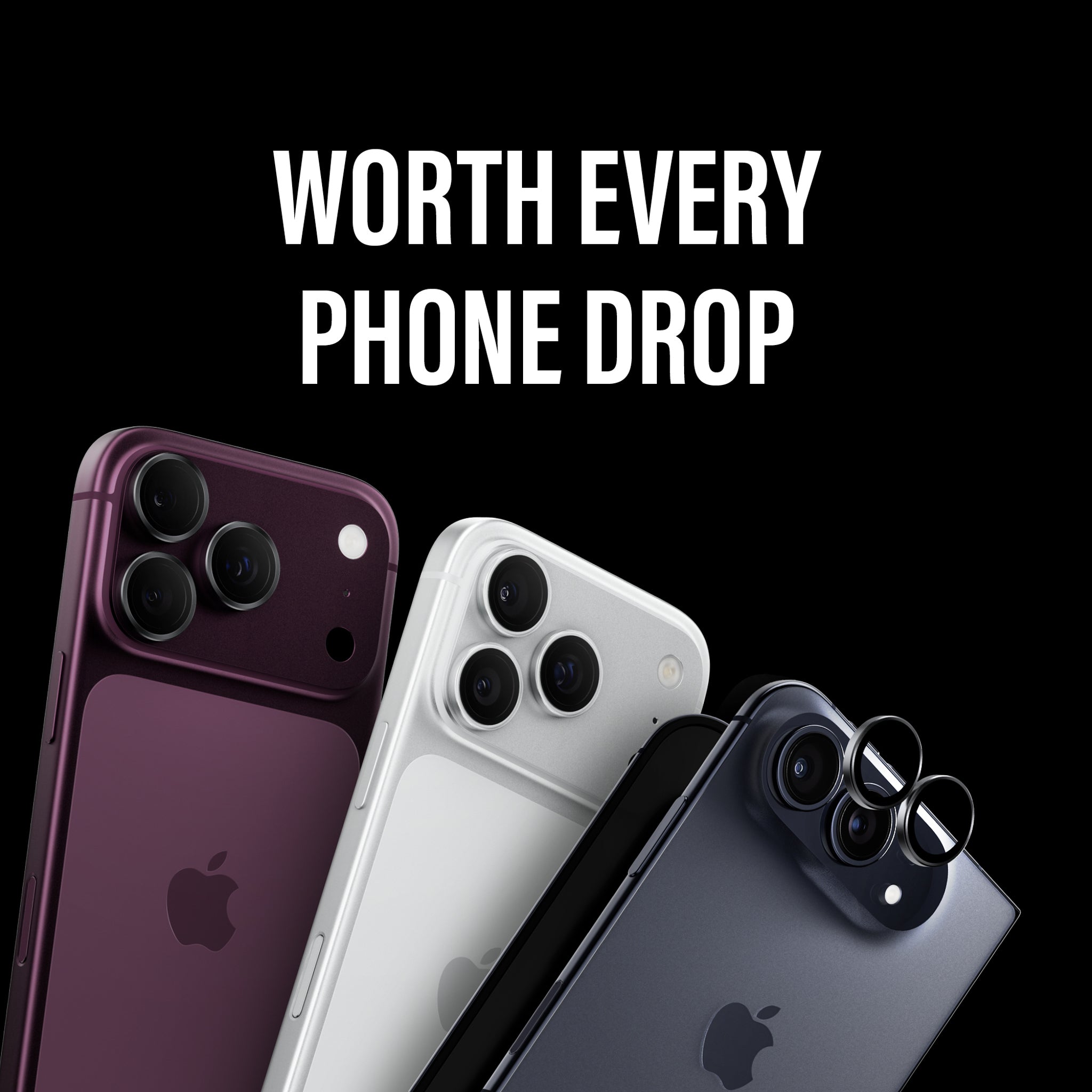 PanzerGlass® Hoops® Ceramic Camera Lens Protector iPhone Duo