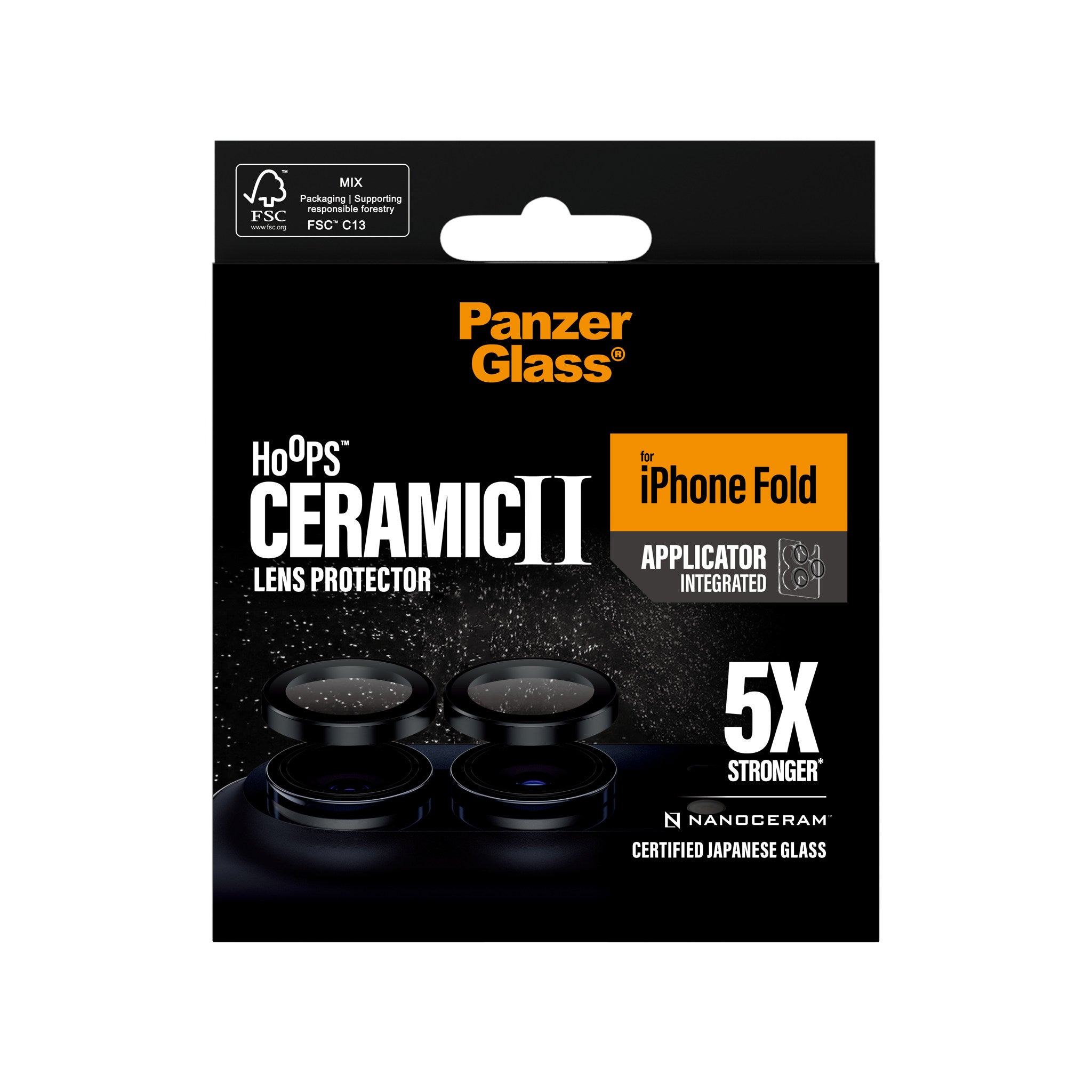 PanzerGlass® Hoops® Ceramic Camera Lens Protector iPhone 2026 Fold