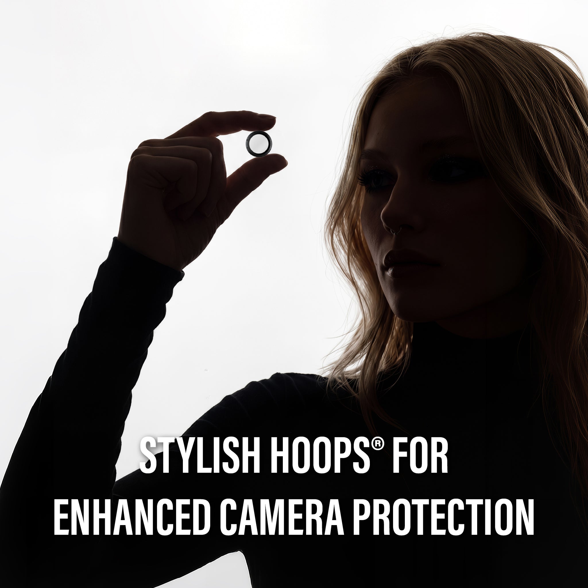 PanzerGlass® Hoops® Camera Lens Protector Black iPhone Duo