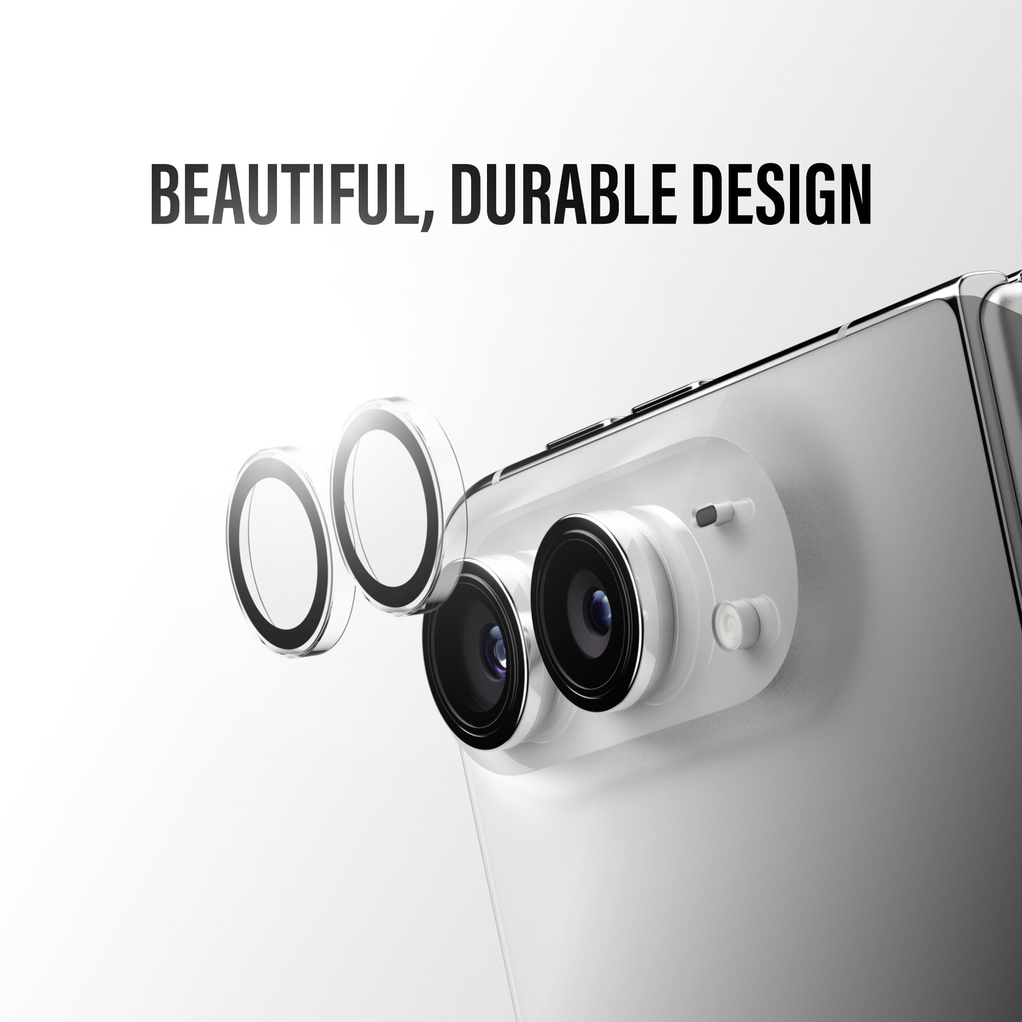 PanzerGlass® Hoops® Camera Lens Protector Transparent iPhone Duo