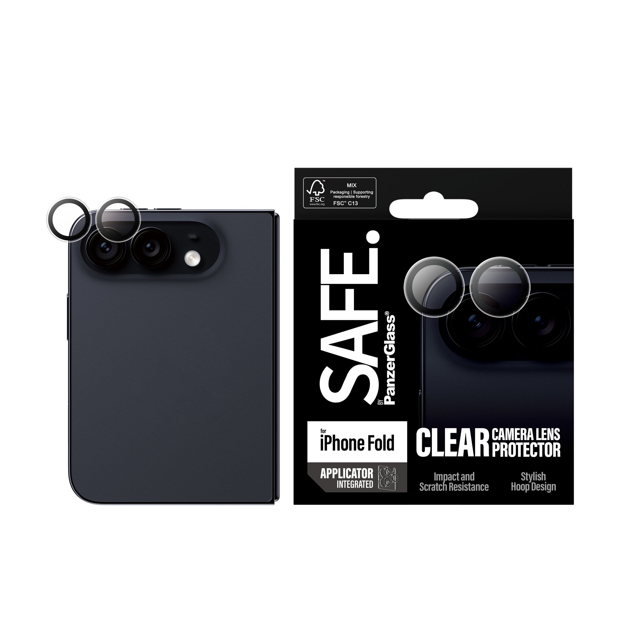 SAFE. by PanzerGlass® Camera Lens Protector Transparent iPhone 2026 Fold