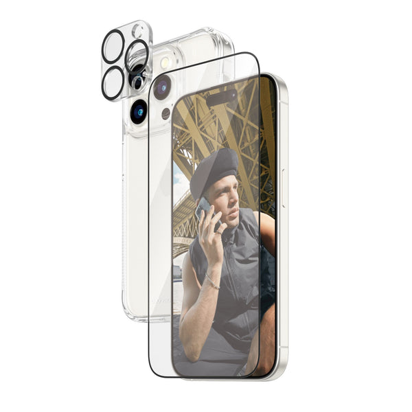 Panzer Glass iPhone 15 Pro ハードケース【8個セット】 PanzerGlass® HardCase Transparent w. D3O® iPhone 15 Pro Max