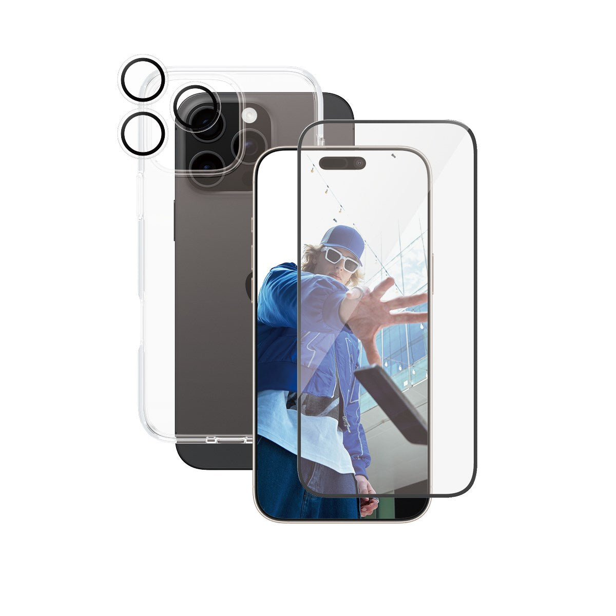 PanzerGlass® | CARE by PanzerGlass® Urban Combat 3-in-1 Bundle iPhone 16 Pro Max