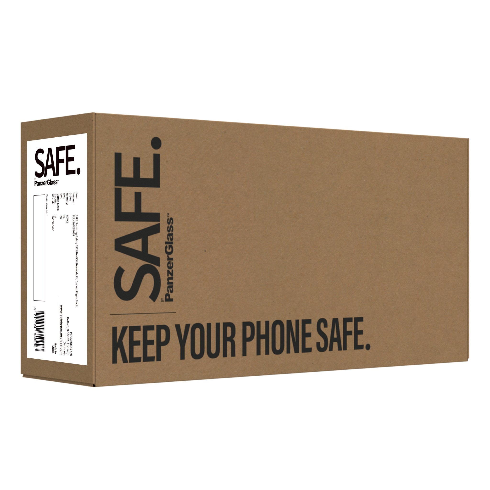 SAFE. by PanzerGlass® Screen Protector Samsung Galaxy S22 Ultra 5G | Ultra-Wide Fit