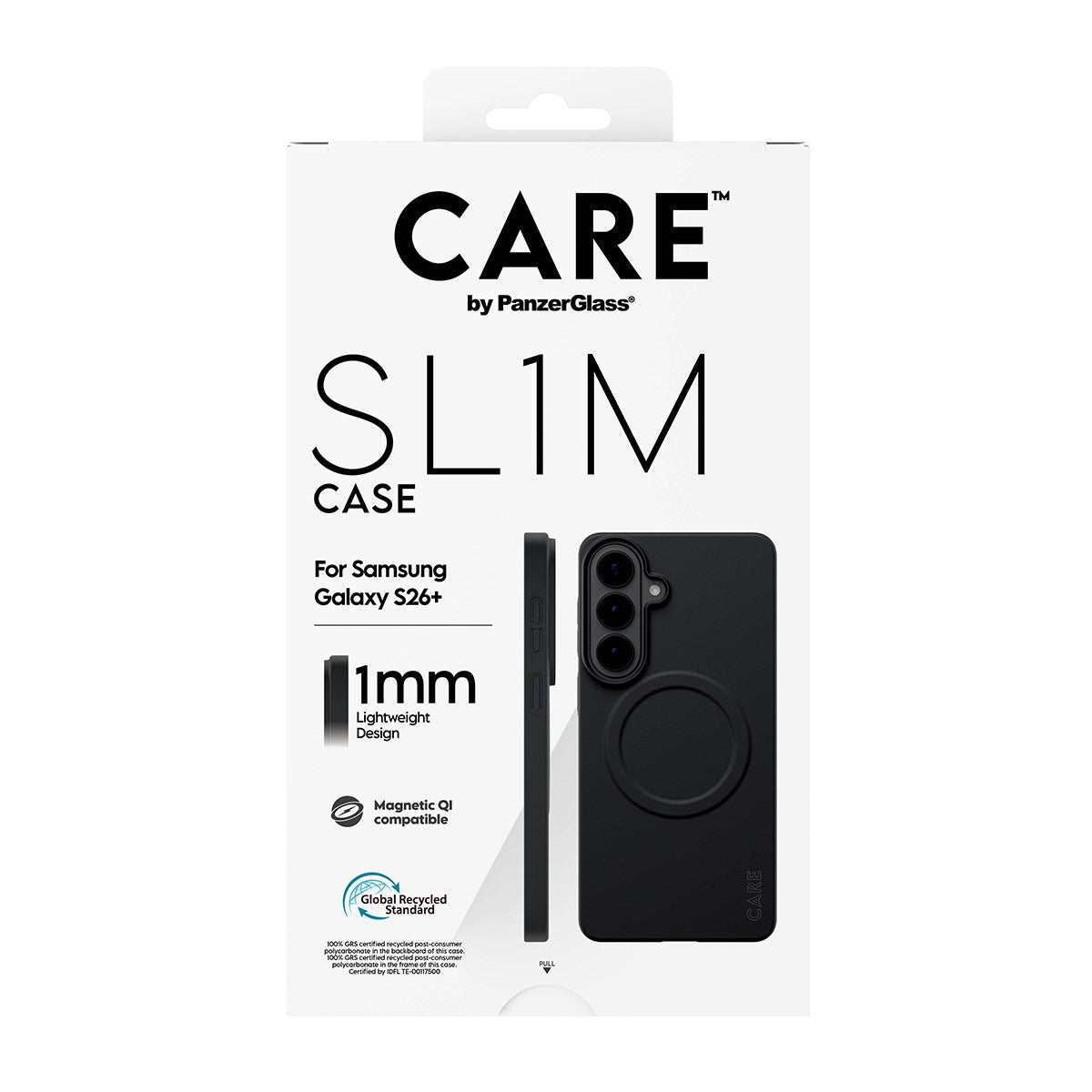 CARE™ by PanzerGlass® SL1M Case Black w. Qi Samsung Galaxy S26+