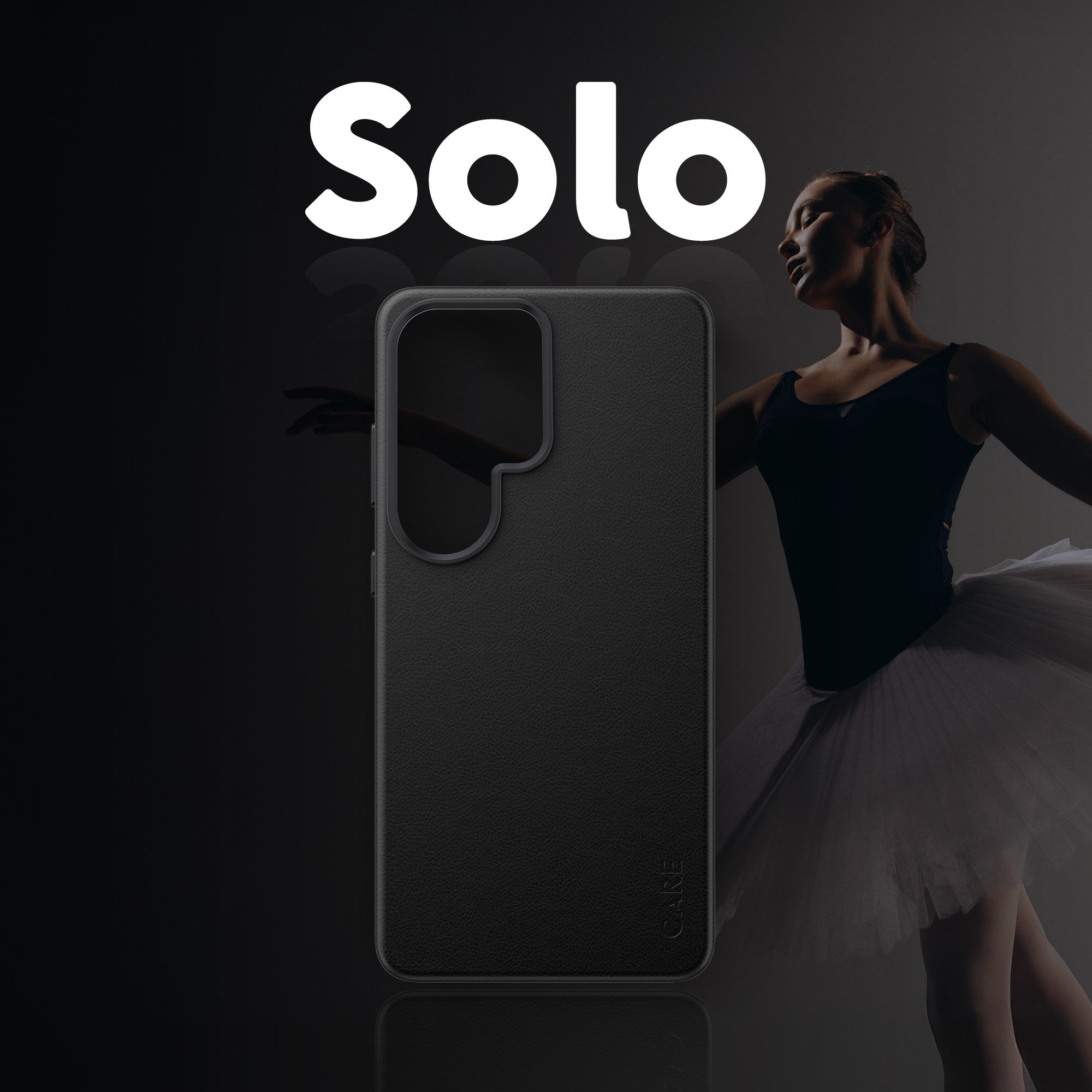 CARE™ by PanzerGlass® Solo Case Black w. Qi Samsung Galaxy S26 Ultra