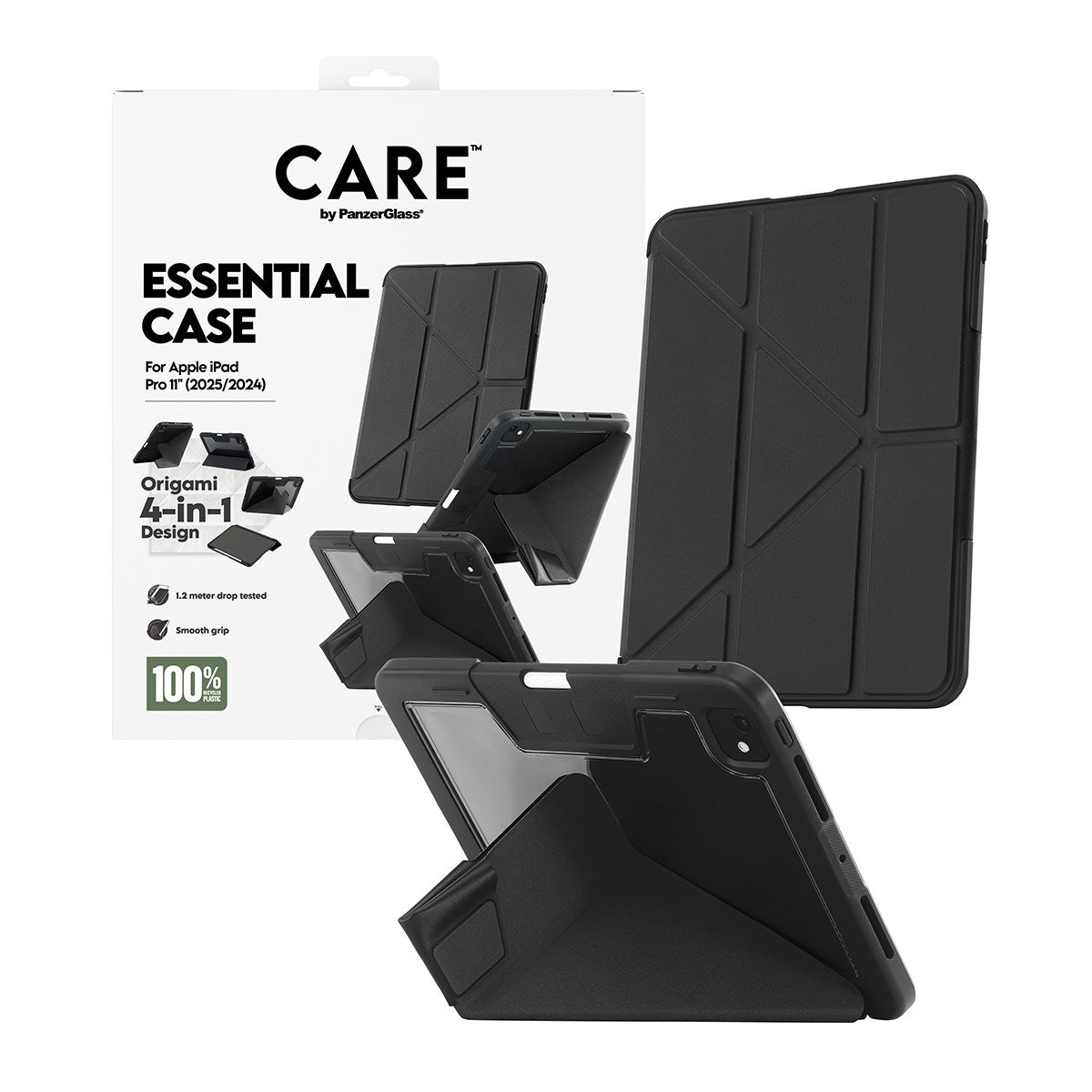 CARE by PanzerGlass® Essential Case Black iPad Pro 11