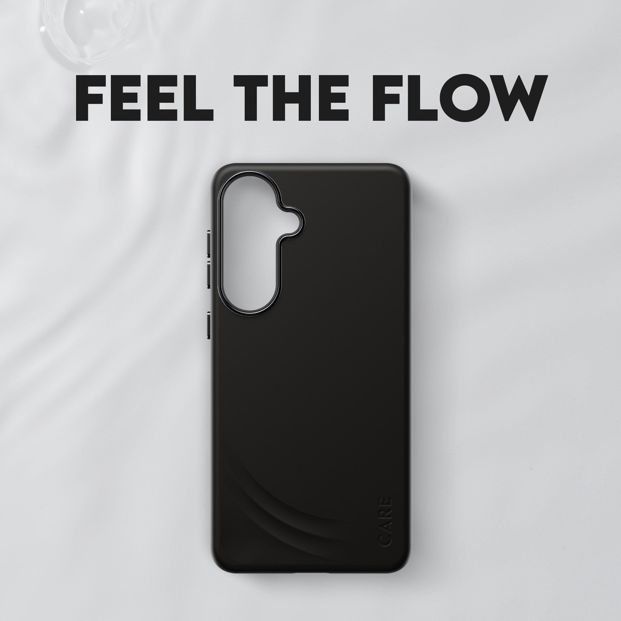 CARE™ by PanzerGlass® Flow Case Black w. Qi Samsung Galaxy S26