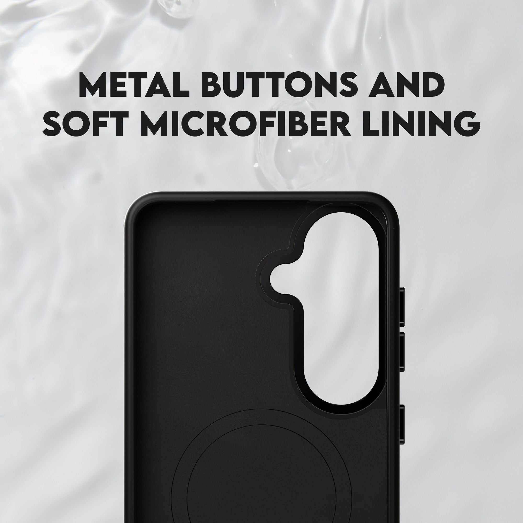 CARE™ by PanzerGlass® Flow Case Black w. Qi Samsung Galaxy S26