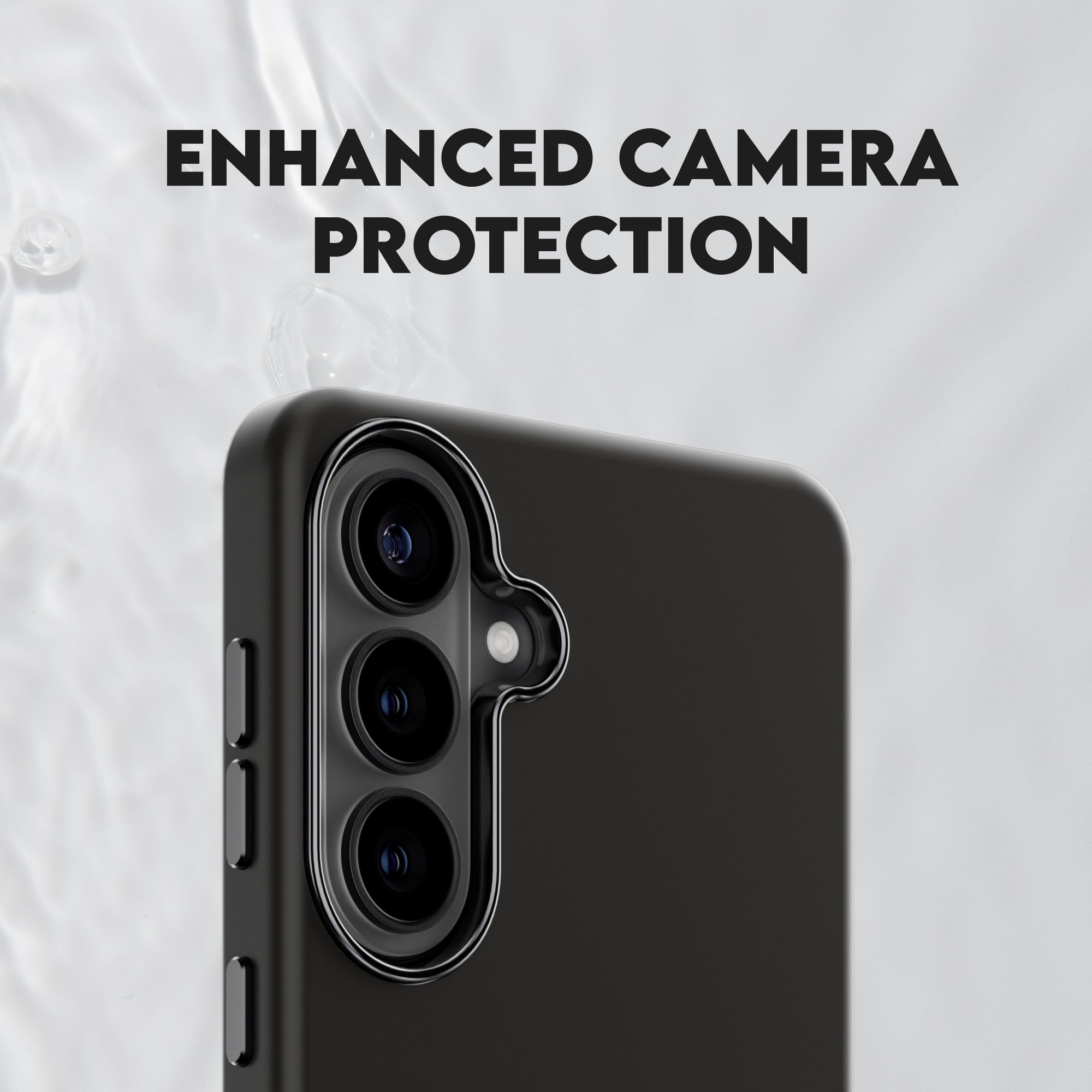 CARE™ by PanzerGlass® Flow Case Black w. Qi Samsung Galaxy S26