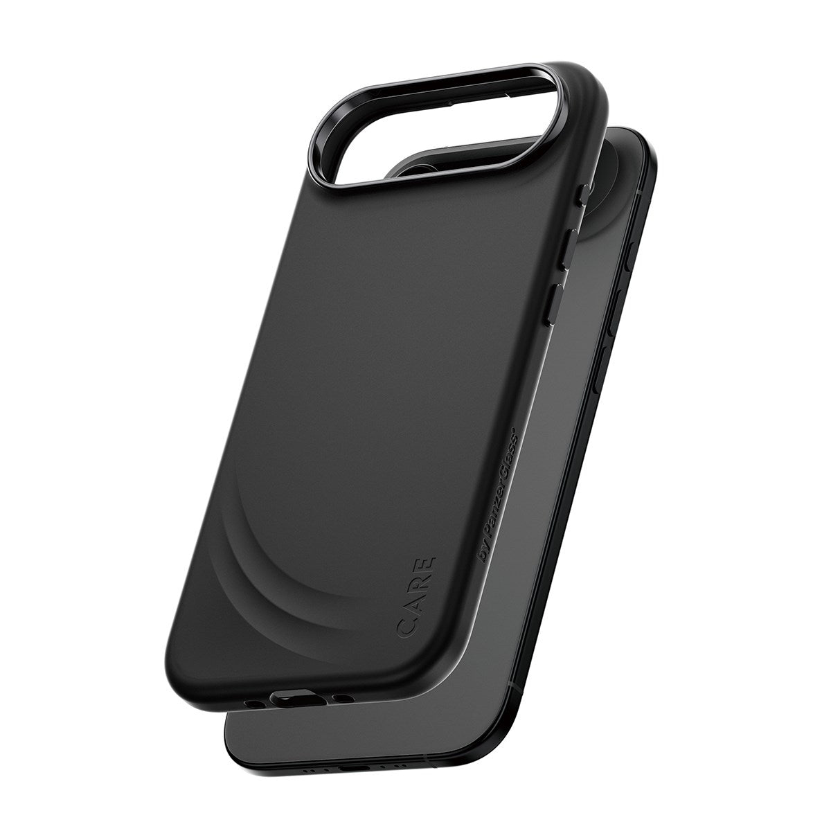 CARE by PanzerGlass® FLOW Case Black w. Haptic Button & MagSafe iPhone Air