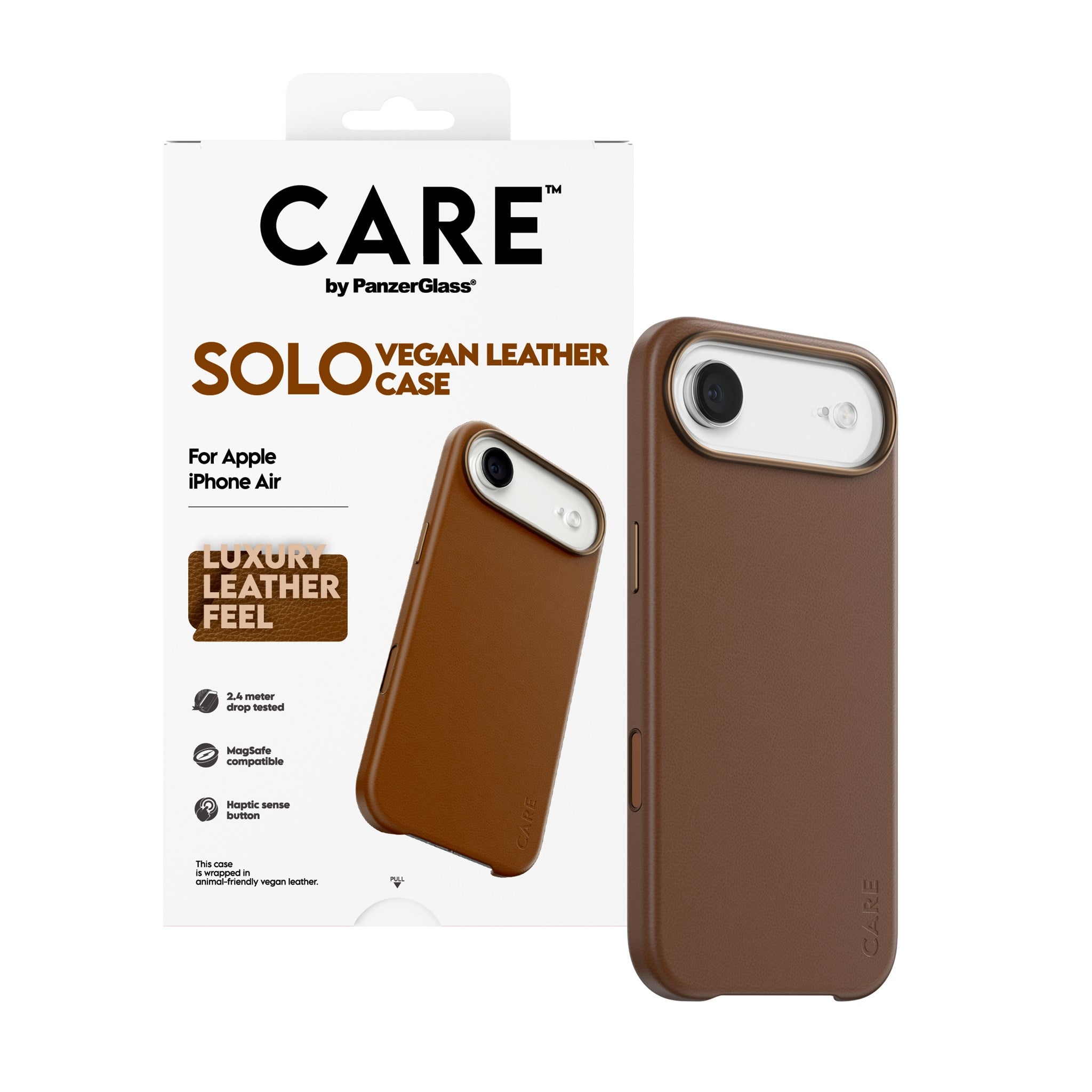 CARE™ by PanzerGlass® Solo Case Brown iPhone Air