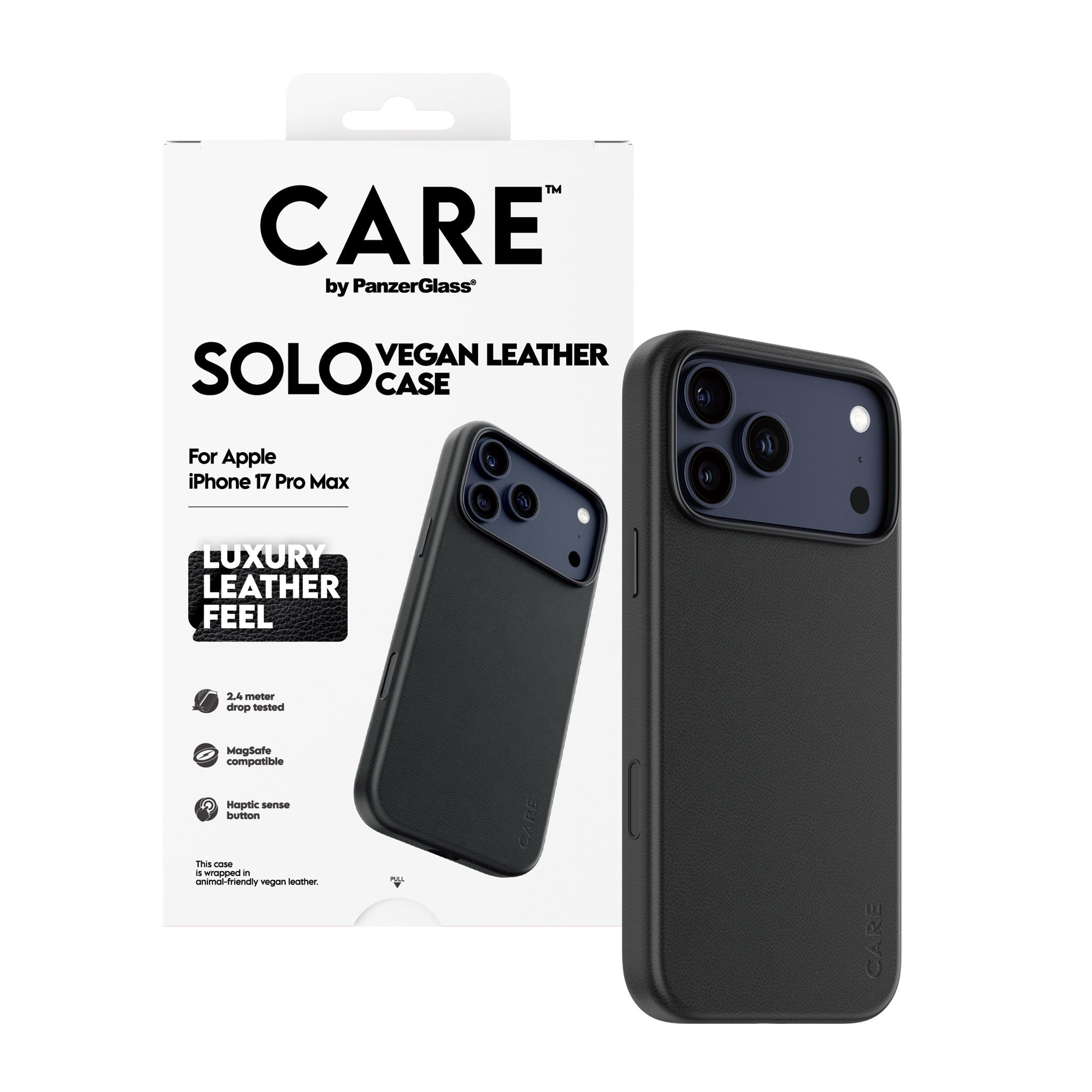 CARE™ by PanzerGlass® Solo Case Black iPhone 17 Pro Max