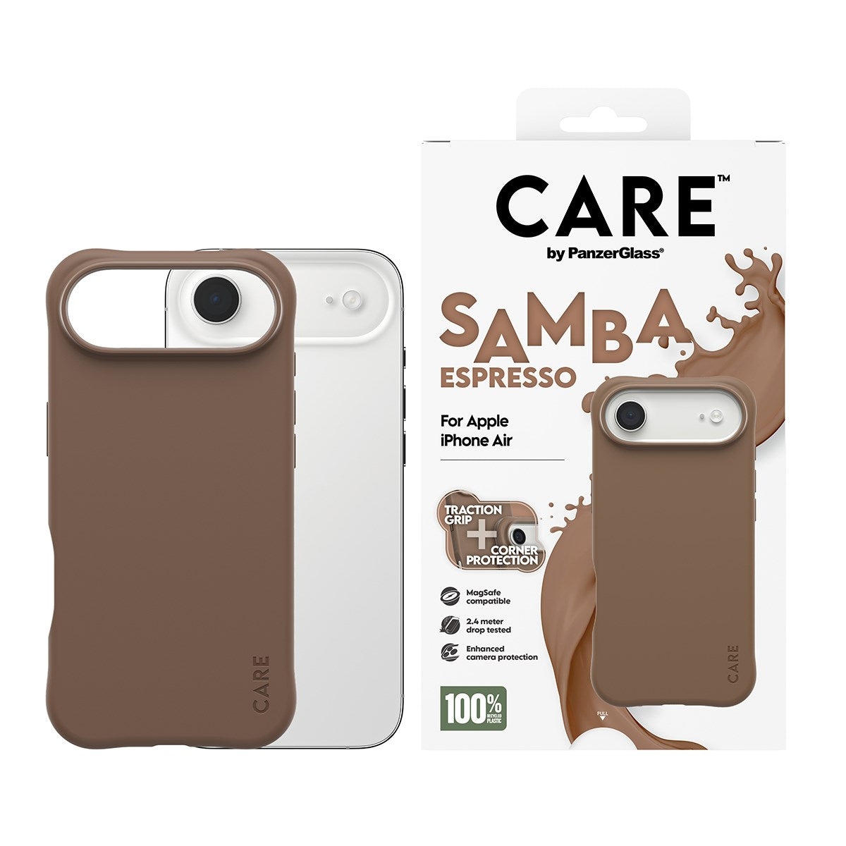 CARE by PanzerGlass® Samba Case Espresso w. MagSafe iPhone Air