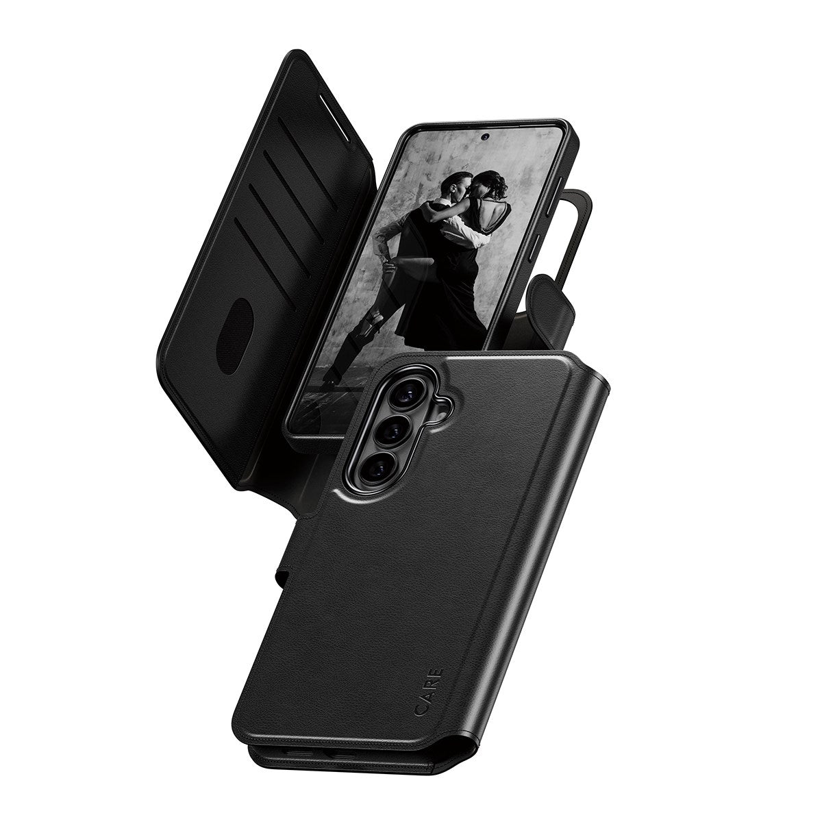 CARE™ by PanzerGlass® Tango 2-in-1 Wallet Case w. Qi Samsung Galaxy S26+