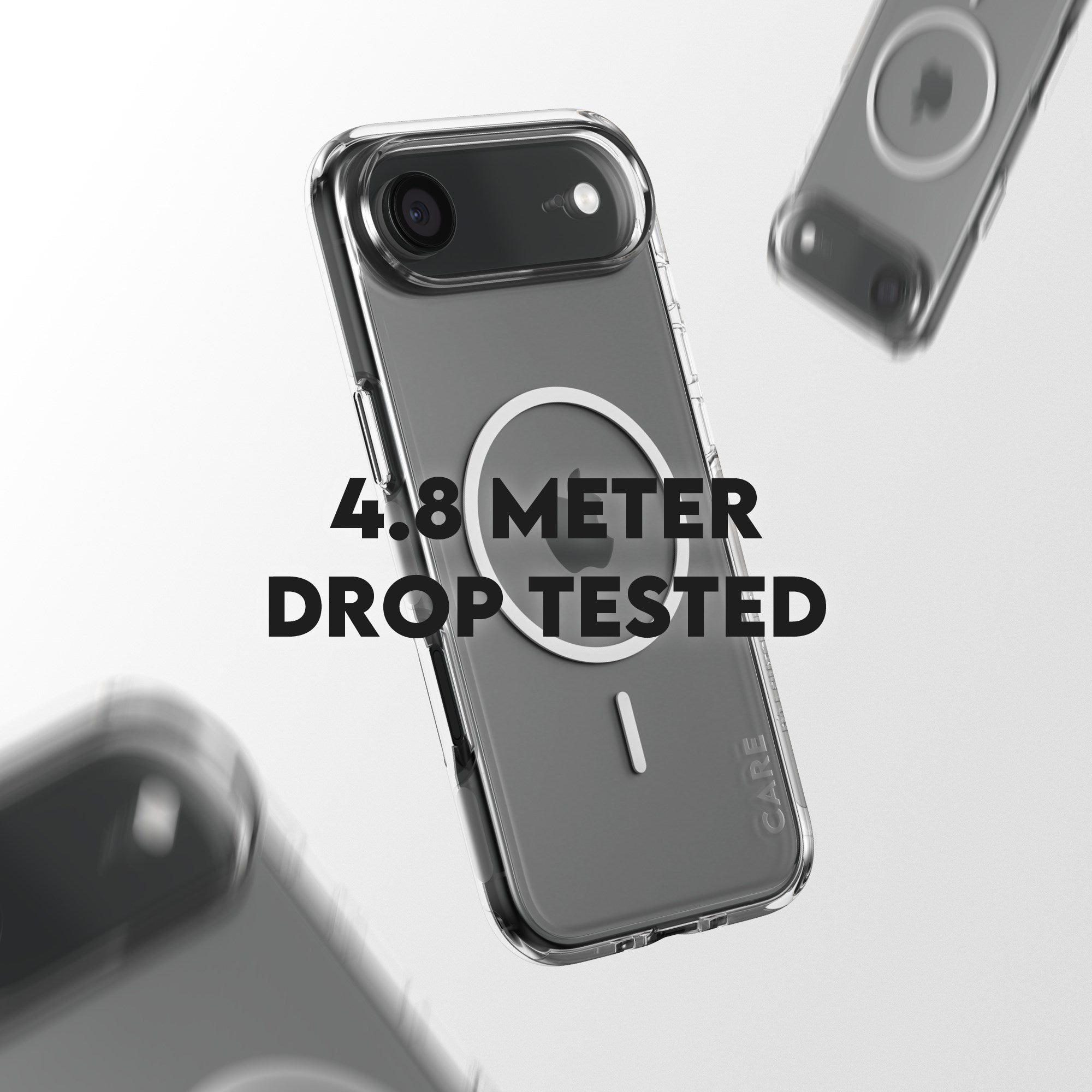 CARE™ by PanzerGlass® Urban Explorer Case Transparent w. White MagSafe iPhone Air