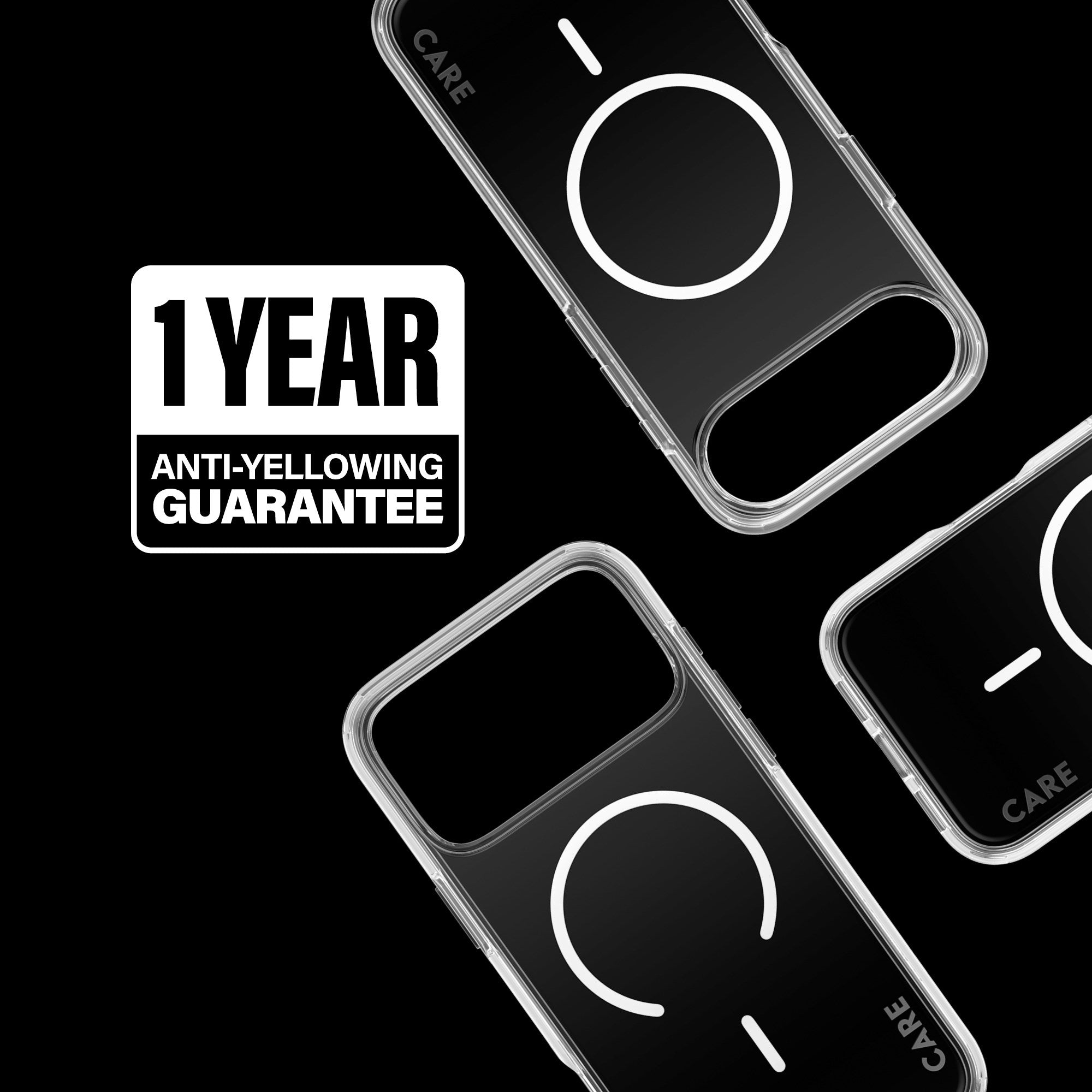 CARE™ by PanzerGlass® Urban Explorer Case Transparent w. White MagSafe iPhone Air