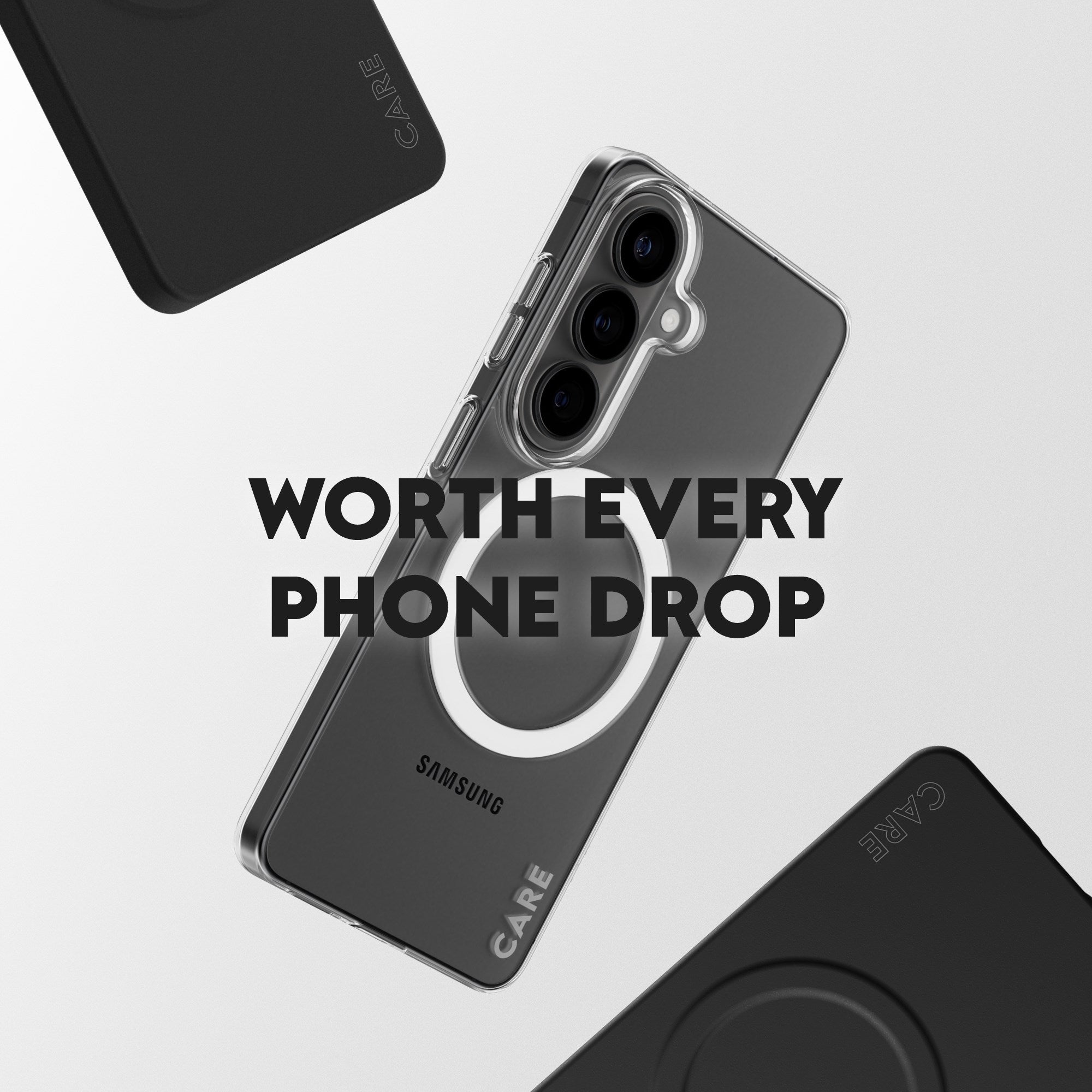 CARE™ by PanzerGlass® SL1M Case Transparent w. Qi Samsung Galaxy S26