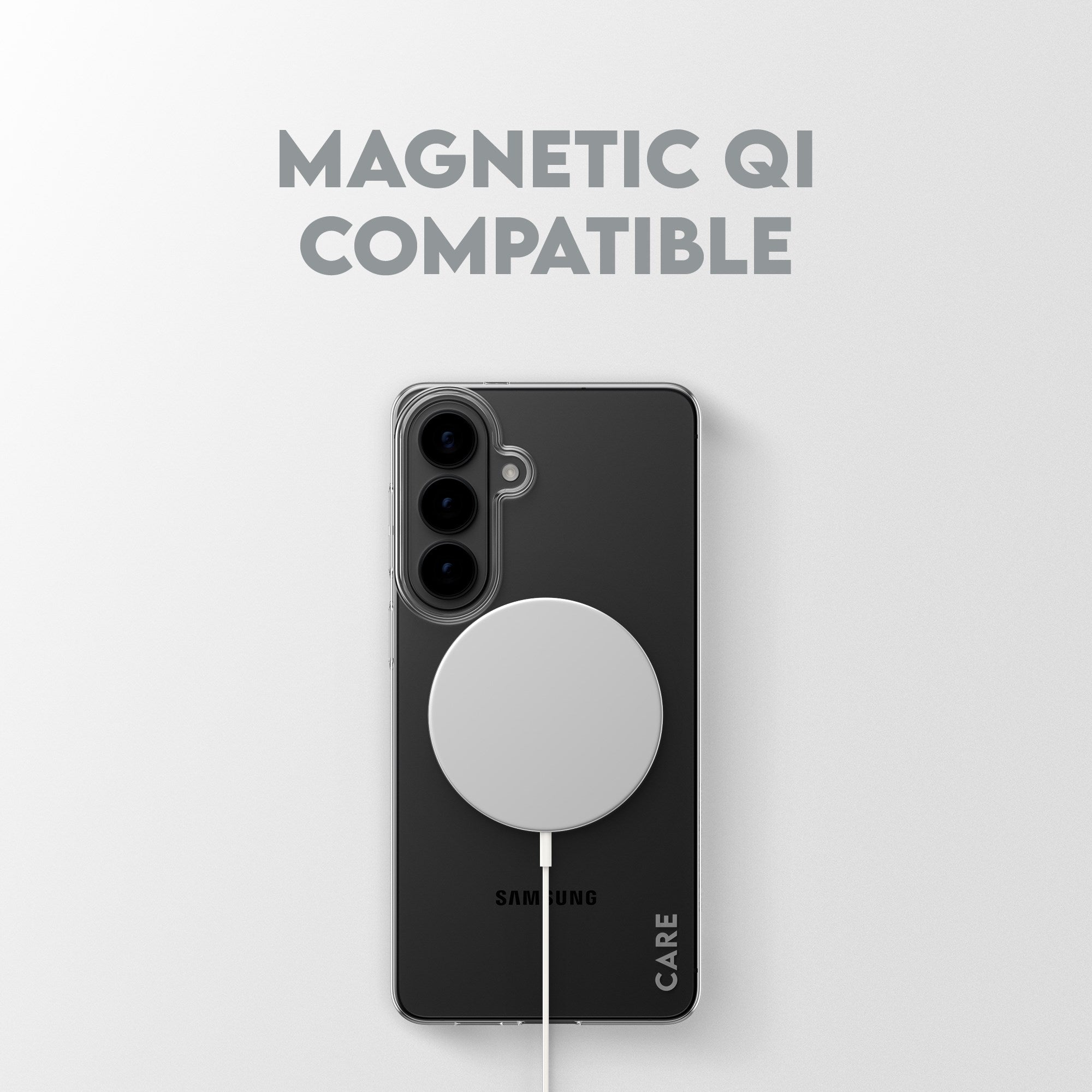 CARE™ by PanzerGlass® SL1M Case Transparent w. Qi Samsung Galaxy S26