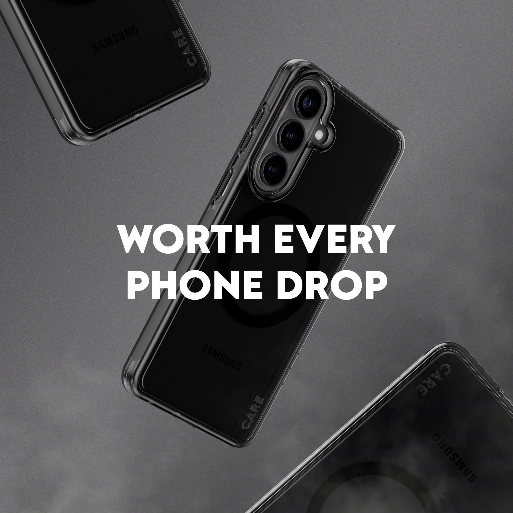 CARE™ by PanzerGlass® Urban Explorer Case Smokey w. Black Qi Samsung Galaxy S26