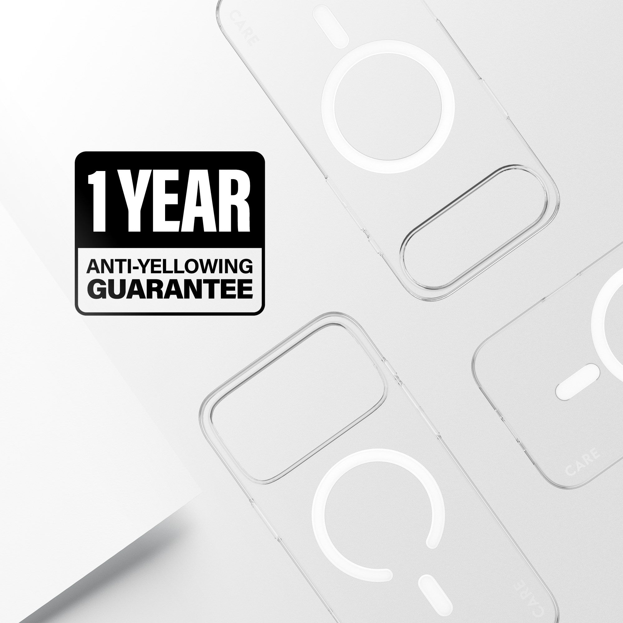 CARE™ by PanzerGlass® SL1M Case Transparent w. MagSafe iPhone 17