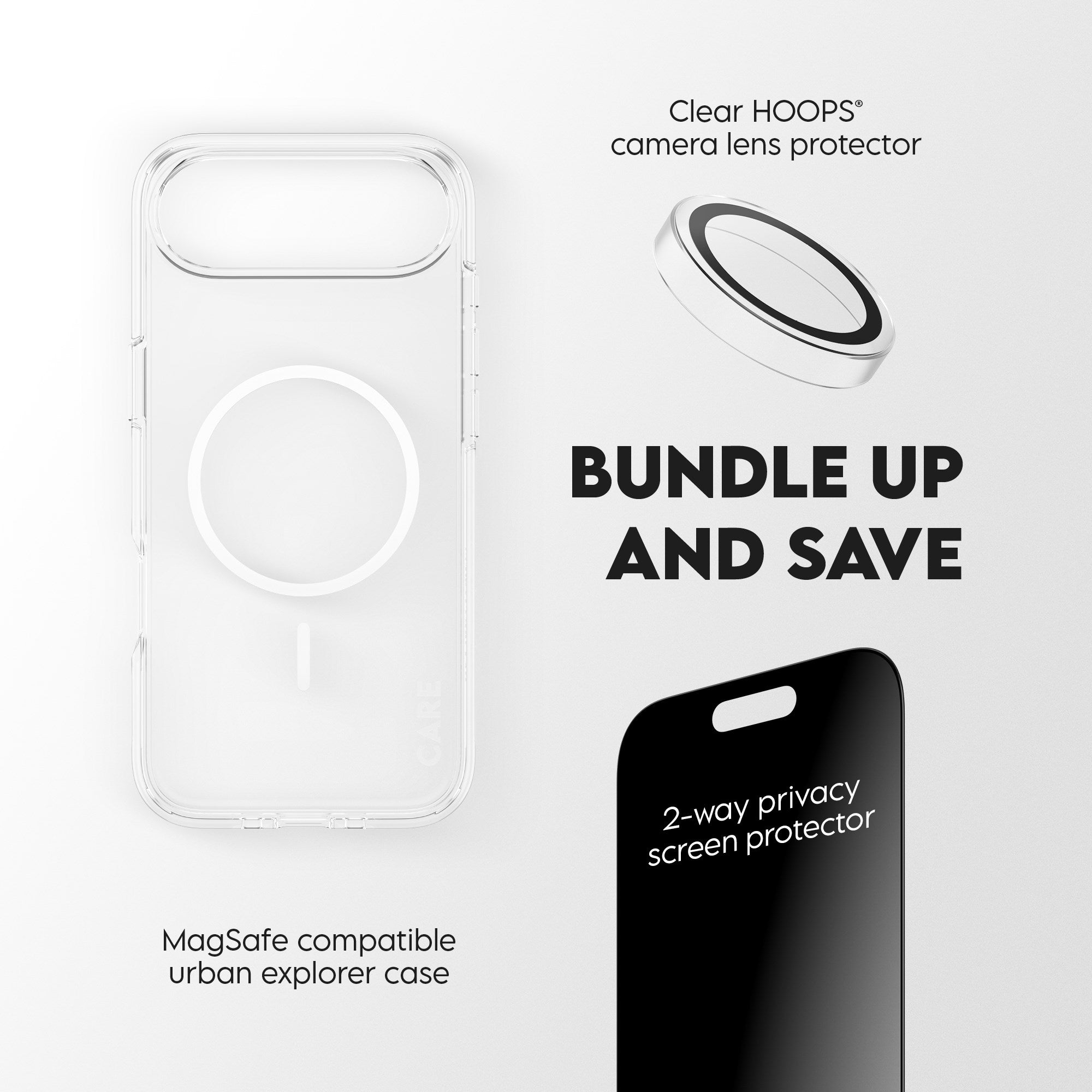 PanzerGlass® | CARE™ by PanzerGlass® 3-in-1 Privacy Bundle iPhone Air