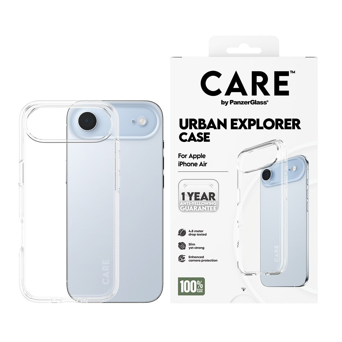 CARE™ by PanzerGlass® Urban Explorer Case Transparent iPhone Air