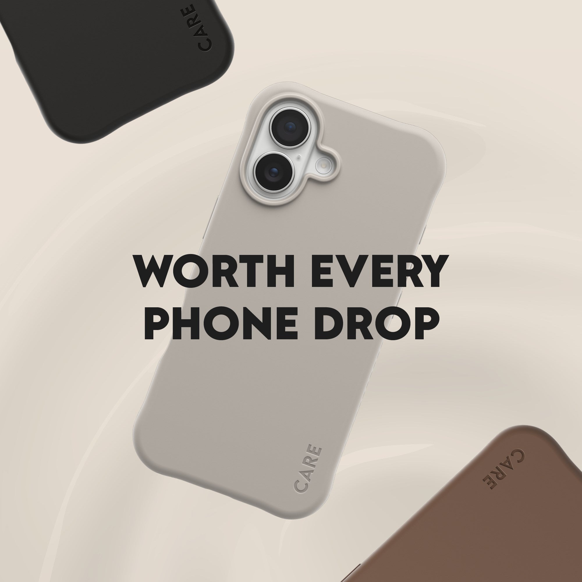 CARE™ by PanzerGlass® Samba Case Vanilla w. MagSafe iPhone 17