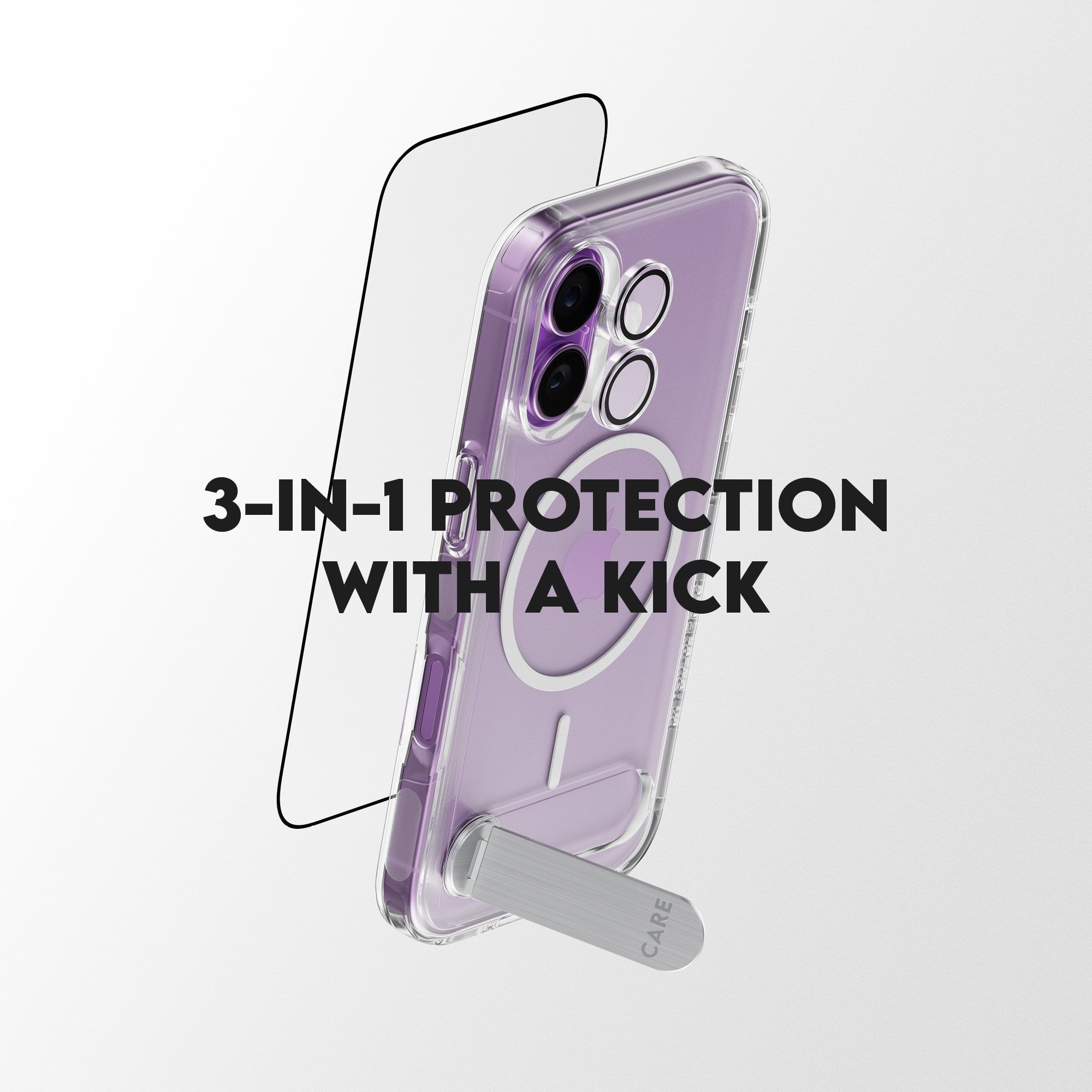 PanzerGlass® | CARE™ by PanzerGlass® 3-in-1 Kick Bundle iPhone 17