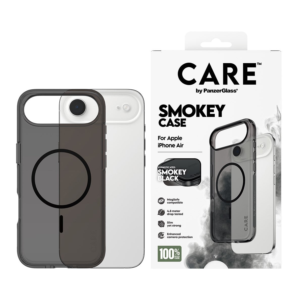 CARE™ by PanzerGlass® Urban Explorer Case Smokey w. Black MagSafe iPhone Air