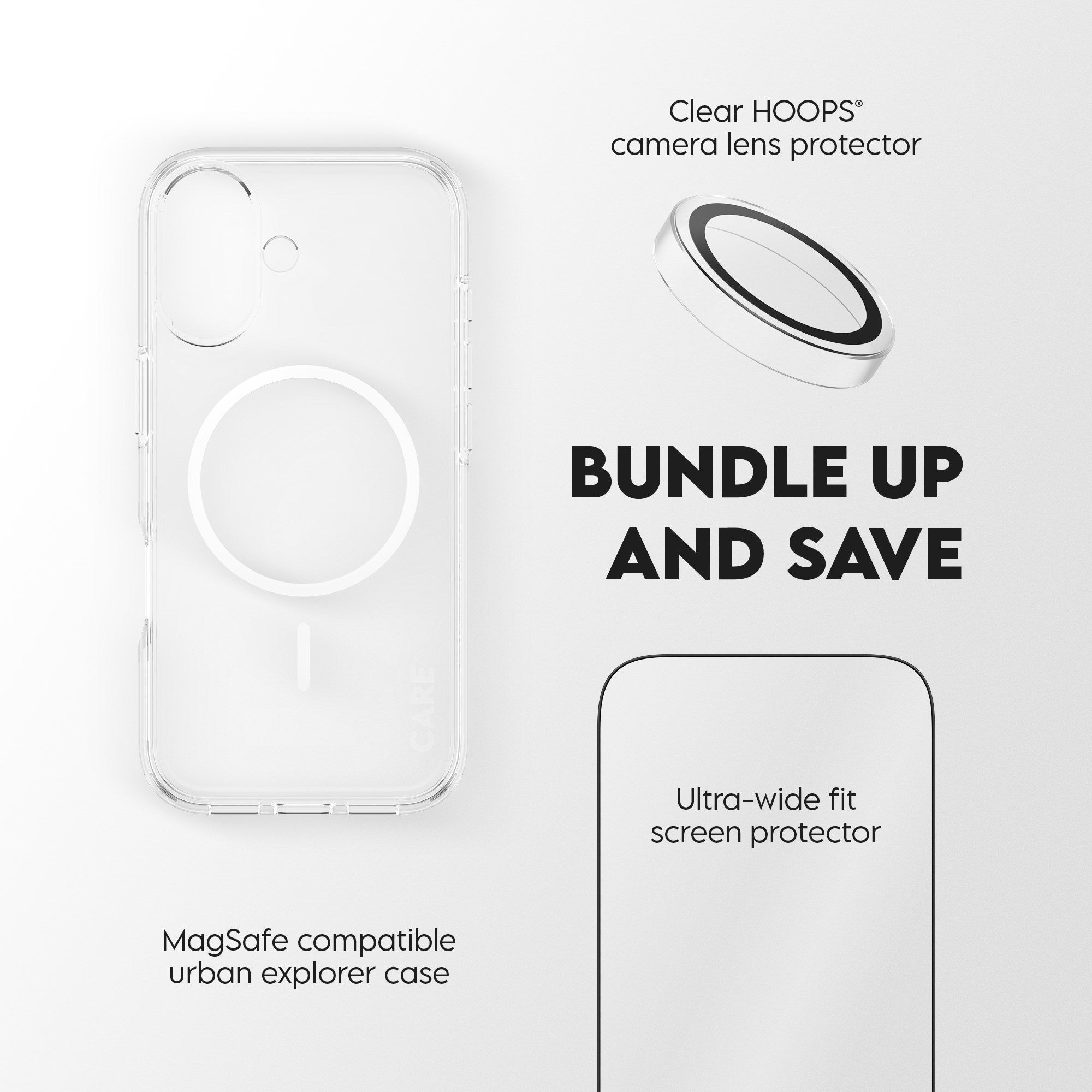 PanzerGlass® | CARE™ by PanzerGlass® 3-in-1 Bundle iPhone 17