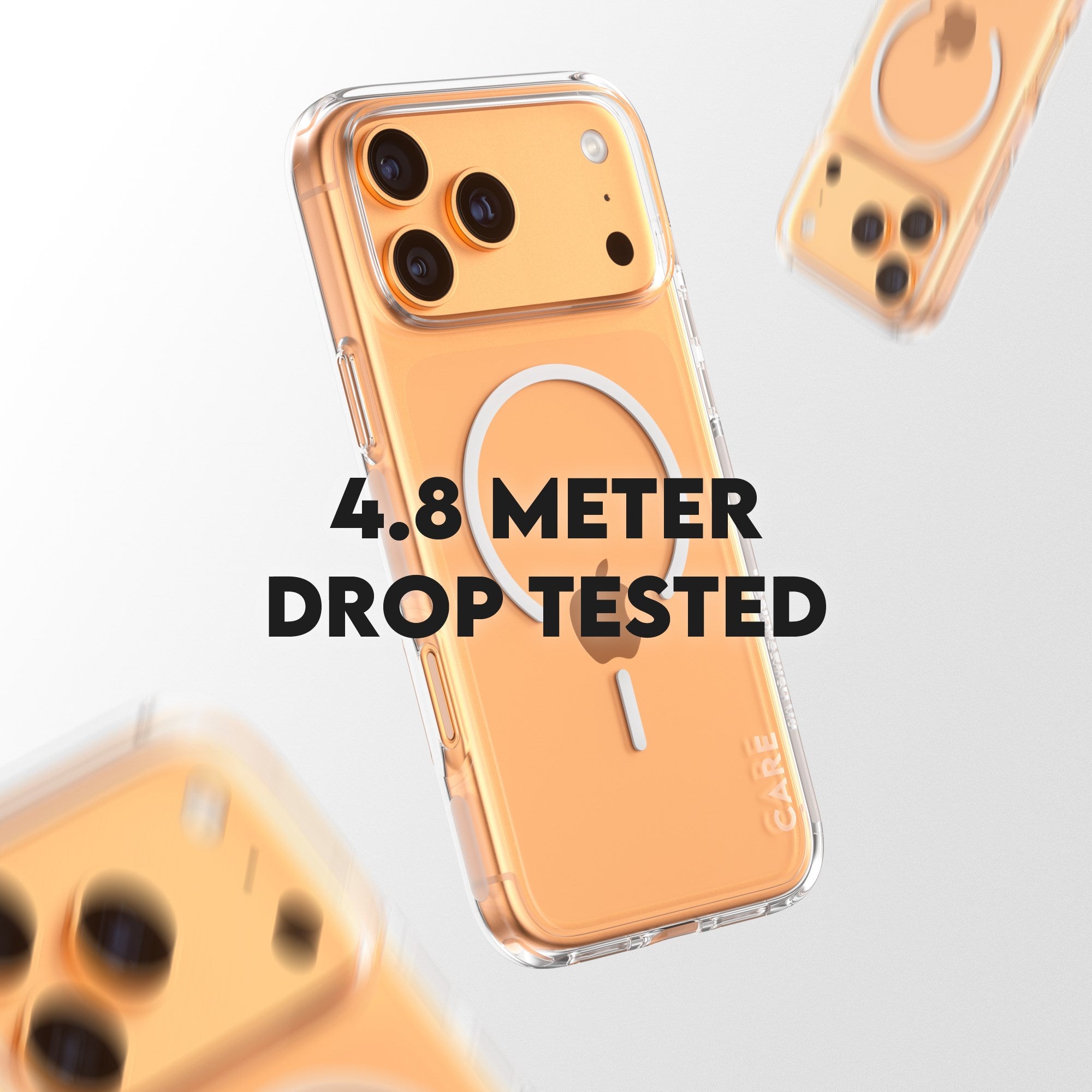 CARE™ by PanzerGlass® Urban Explorer Case Transparent w. White MagSafe iPhone 17 Pro Max