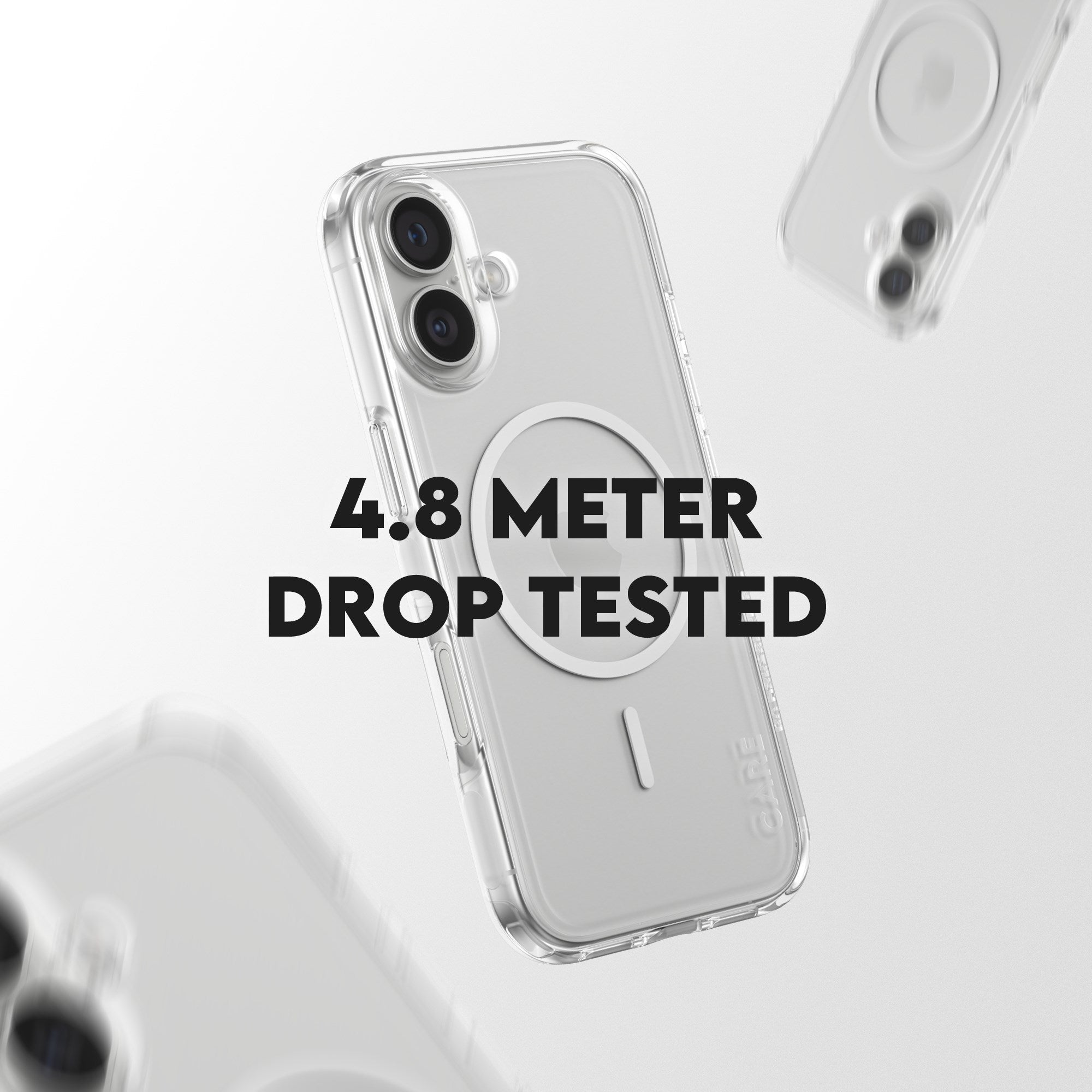 CARE™ by PanzerGlass® Urban Explorer Case Transparent w. White MagSafe iPhone 17