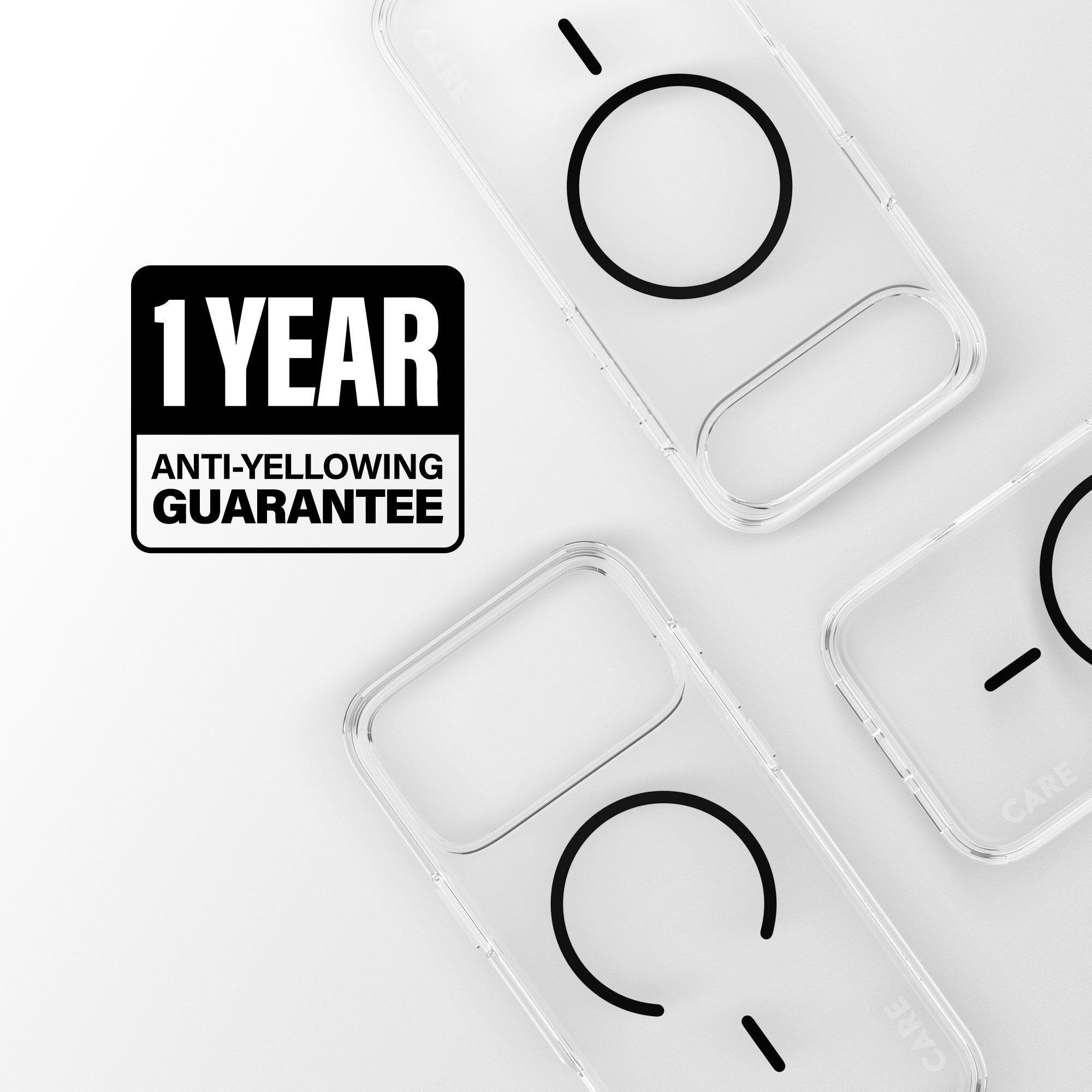 CARE™ by PanzerGlass® Urban Explorer Case Transparent w. Black MagSafe iPhone 17 Pro