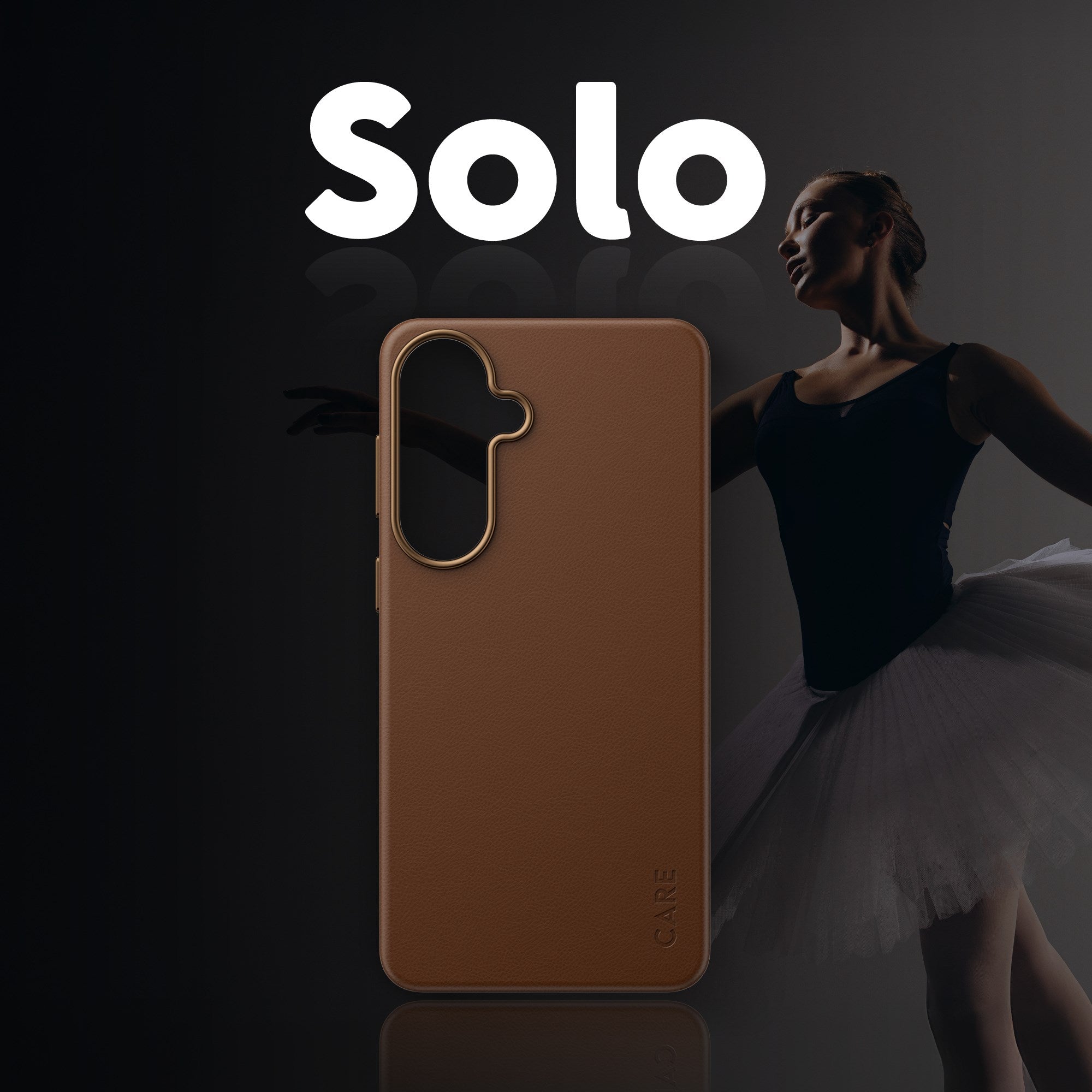 CARE™ by PanzerGlass® Solo Case Brown w. Qi Samsung Galaxy S26+