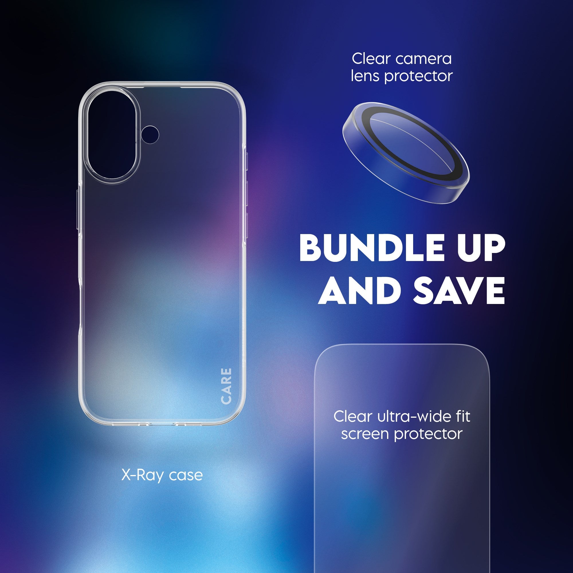 SAFE. | CARE™ by PanzerGlass® 3-in-1 Combo Bundle iPhone 17